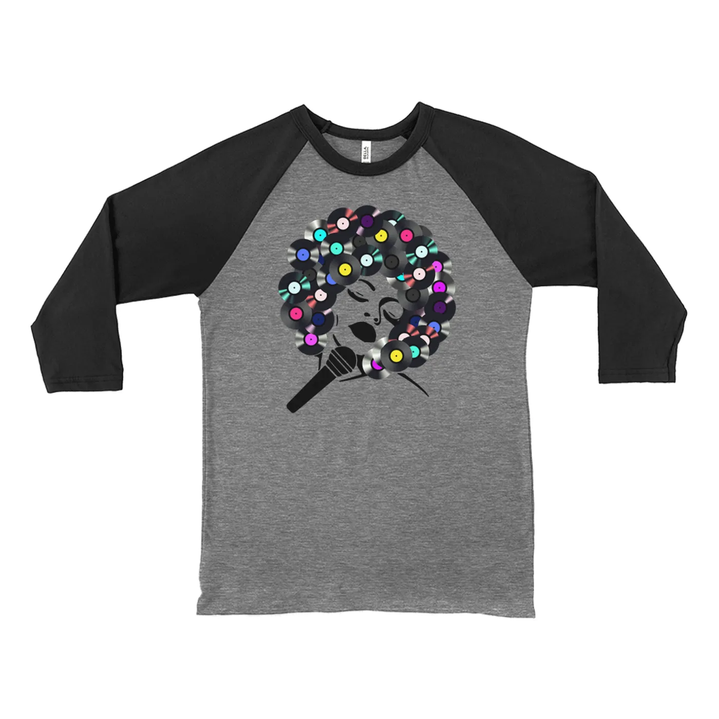 Merchbar Music Life 3/4 Sleeve Baseball Tee | The Soul Of Vinyl Merchbar Music Life Shirt
