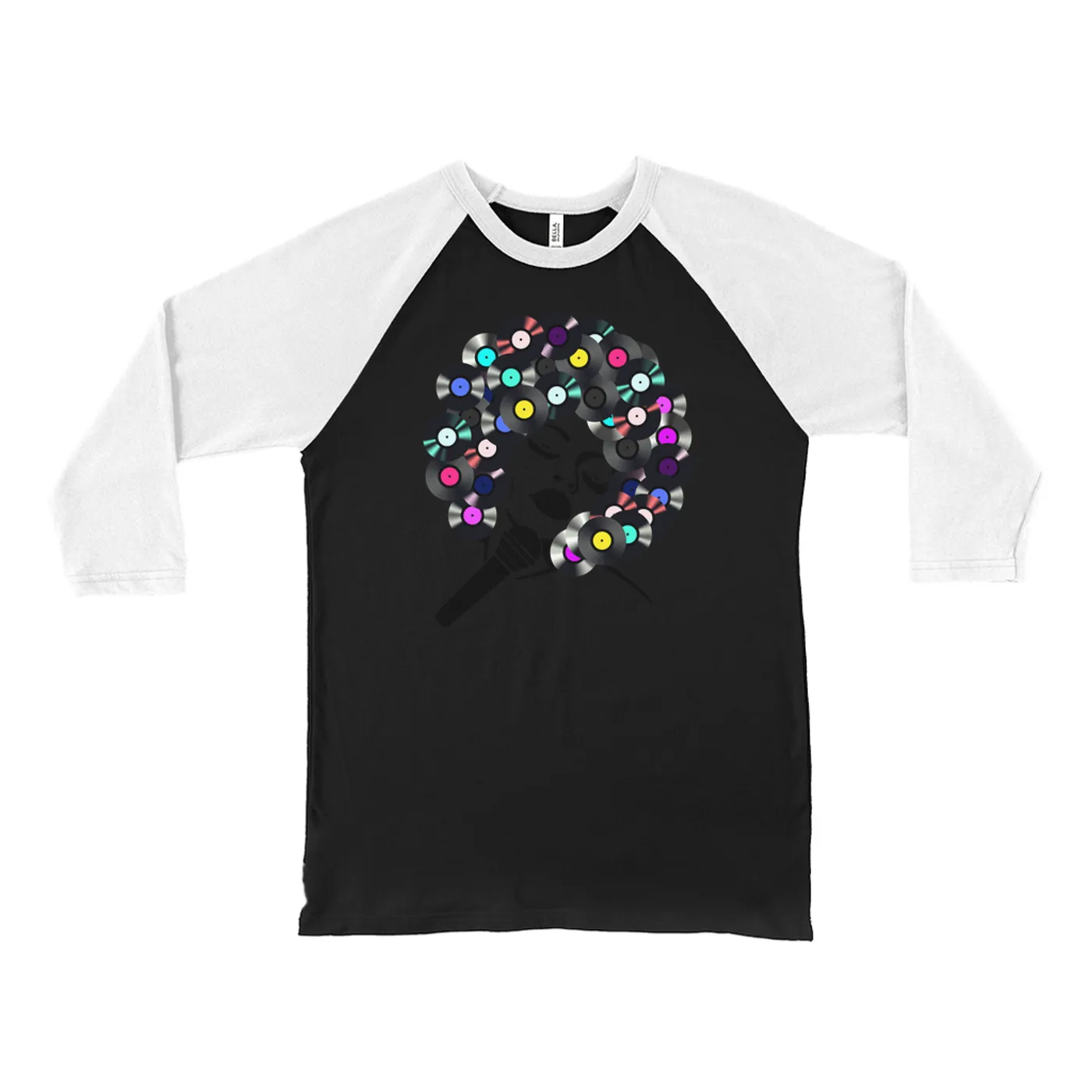 Merchbar Music Life 3/4 Sleeve Baseball Tee | The Soul Of Vinyl Merchbar Music Life Shirt
