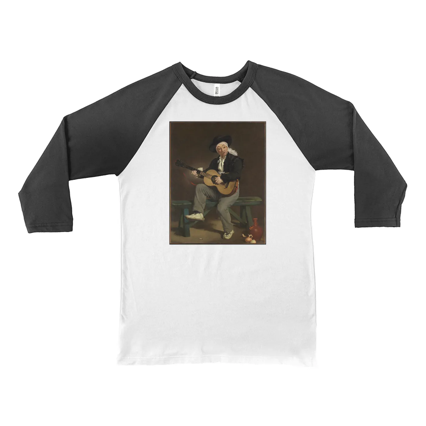 Merchbar Museum Series 3/4 Sleeve Baseball Tee | The Spanish Singer Merchbar Museum Series Shirt
