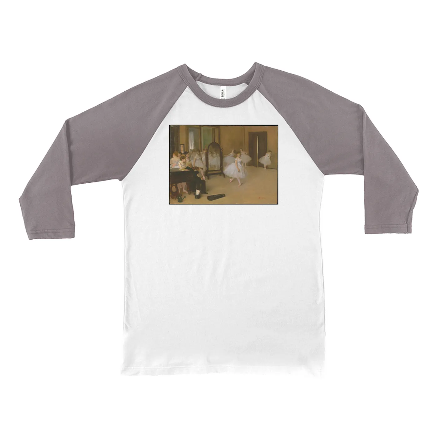 Merchbar Museum Series 3/4 Sleeve Baseball Tee | The Dancing Class Merchbar Museum Series Shirt