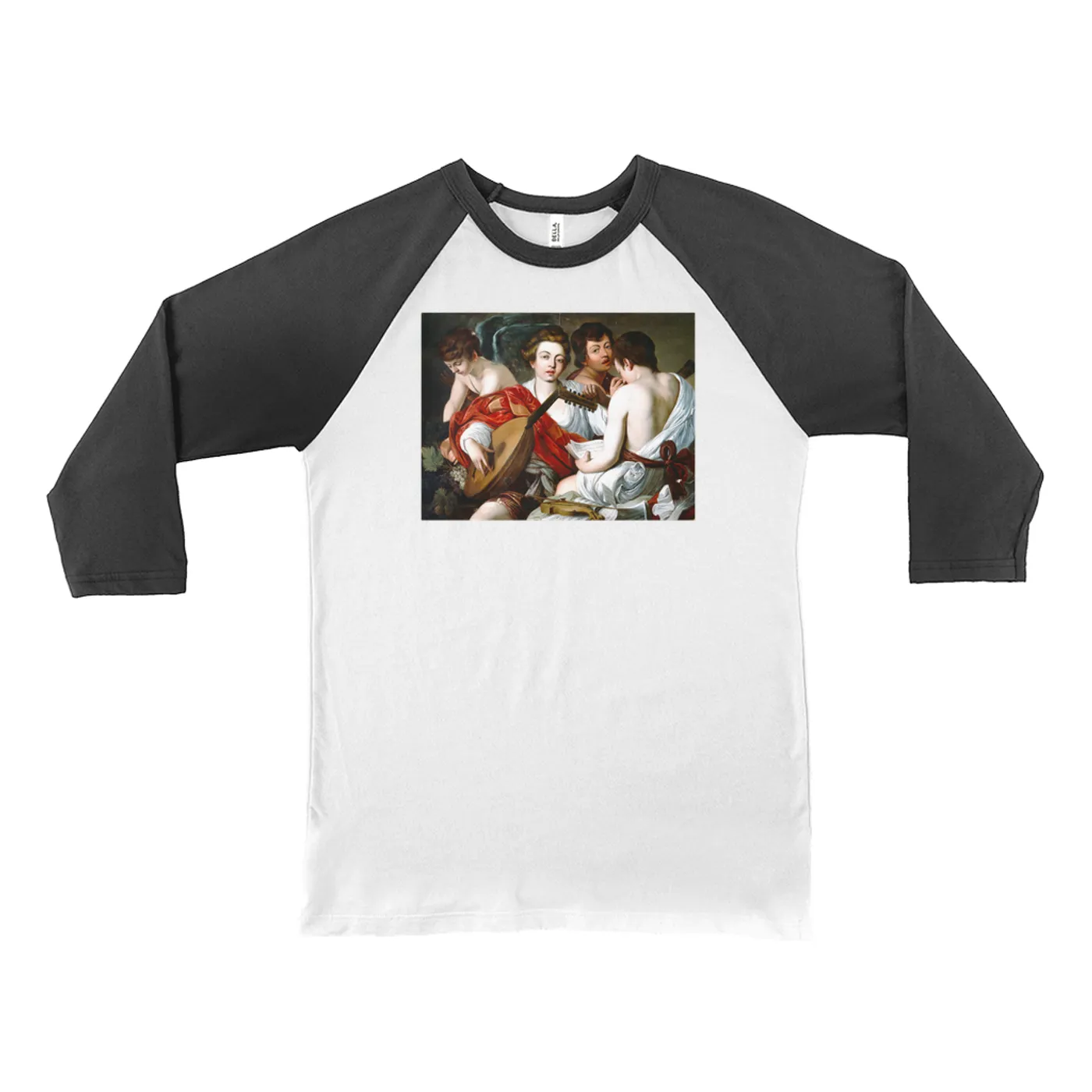 Merchbar Museum Series 3/4 Sleeve Baseball Tee | The Musicians Merchbar Museum Series Shirt