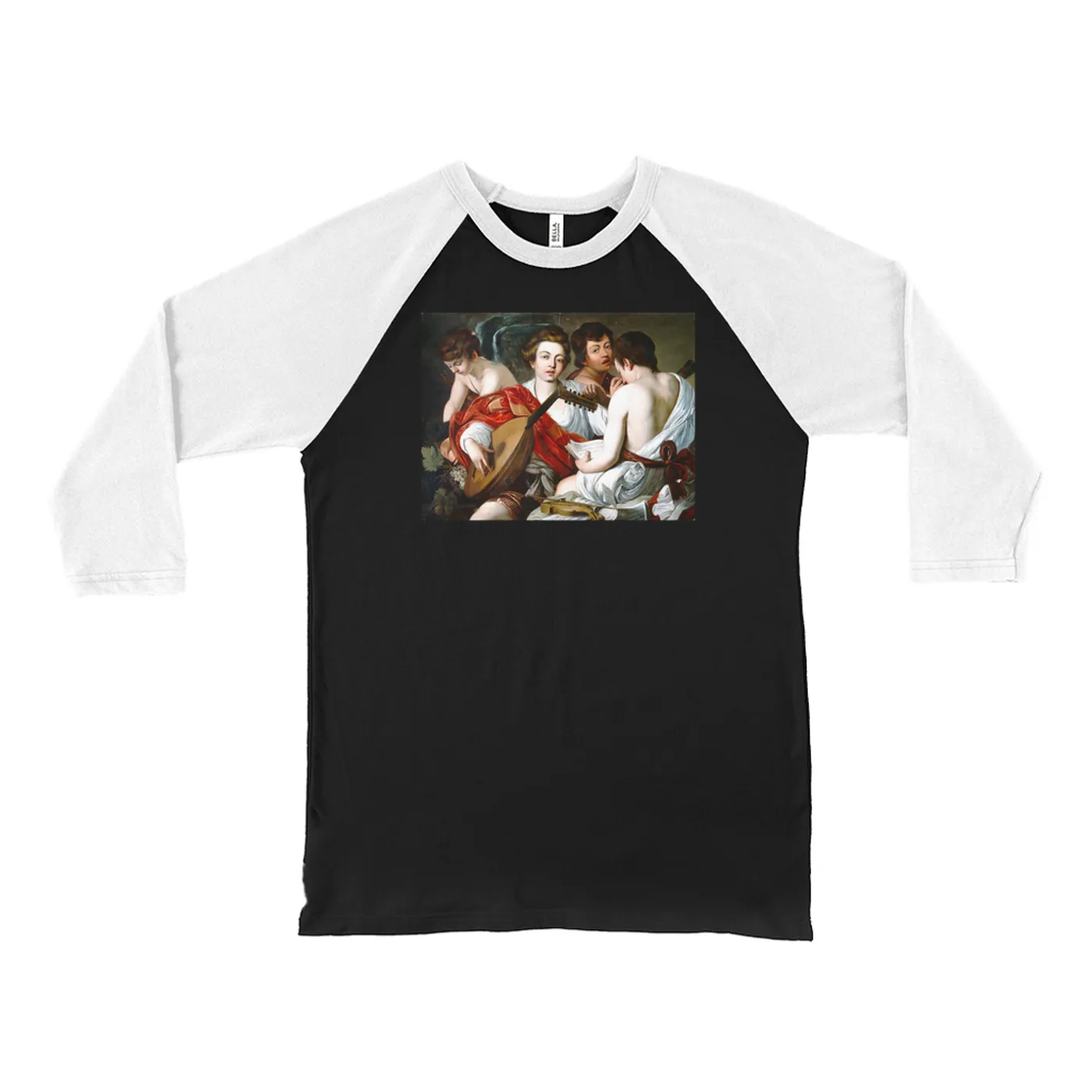 Merchbar Museum Series 3/4 Sleeve Baseball Tee | The Musicians Merchbar Museum Series Shirt