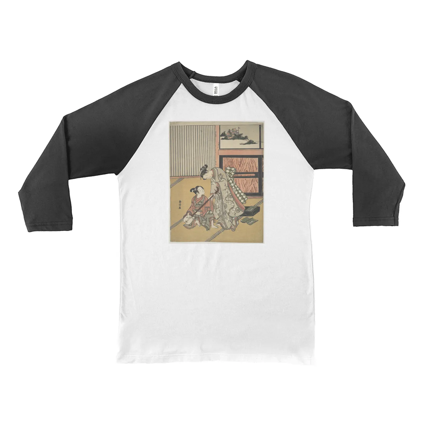 Merchbar Museum Series 3/4 Sleeve Baseball Tee | The Music Lesson Merchbar Museum Series Shirt