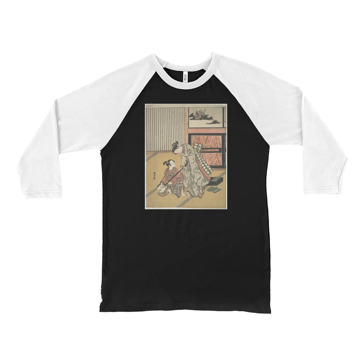 Merchbar Museum Series 3/4 Sleeve Baseball Tee | The Music Lesson Merchbar Museum Series Shirt