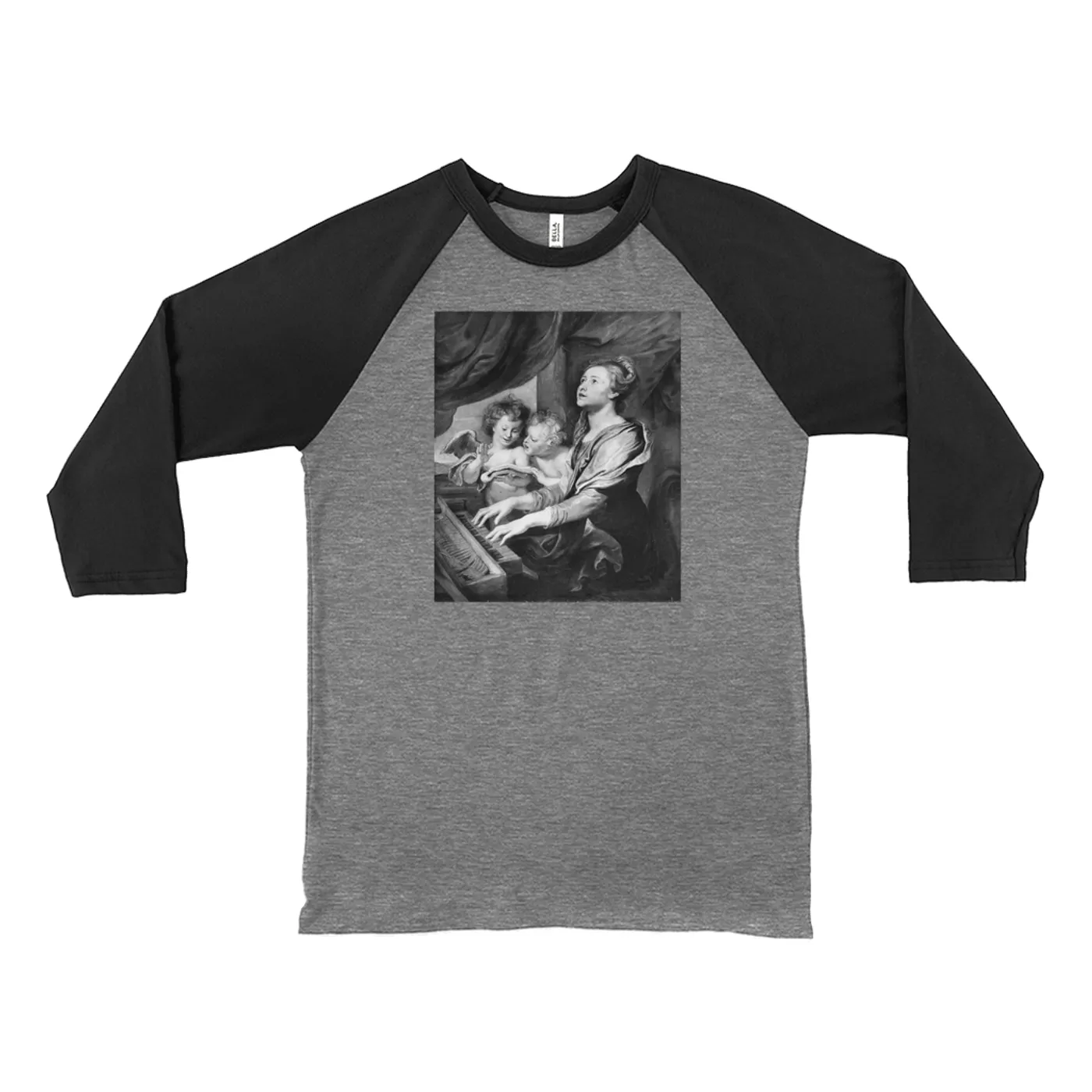 Merchbar Museum Series 3/4 Sleeve Baseball Tee | Saint Cecilia Merchbar Museum Series Shirt