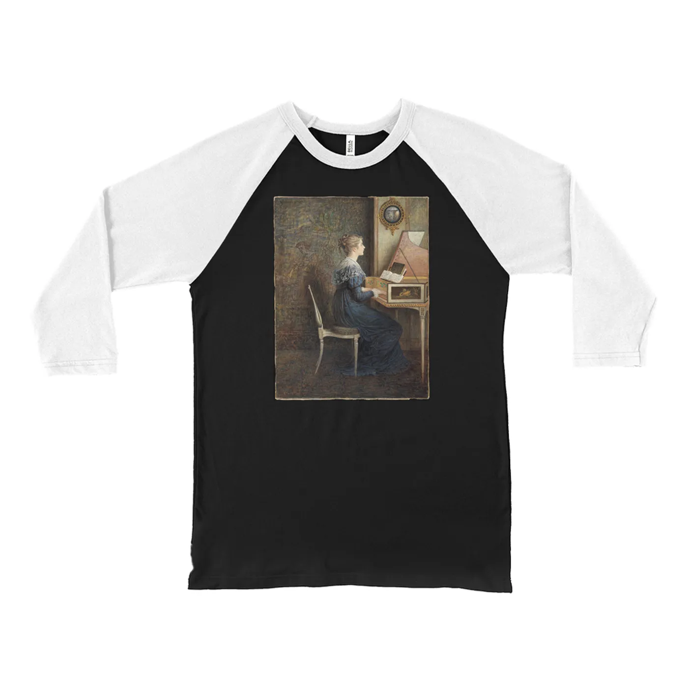 Merchbar Museum Series 3/4 Sleeve Baseball Tee | An Old Song Merchbar Museum Series Shirt