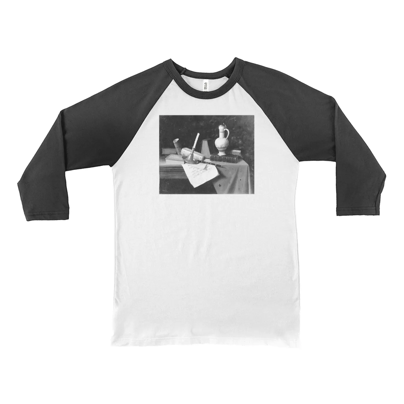 Merchbar Museum Series 3/4 Sleeve Baseball Tee | Still Life Merchbar Museum Series Shirt