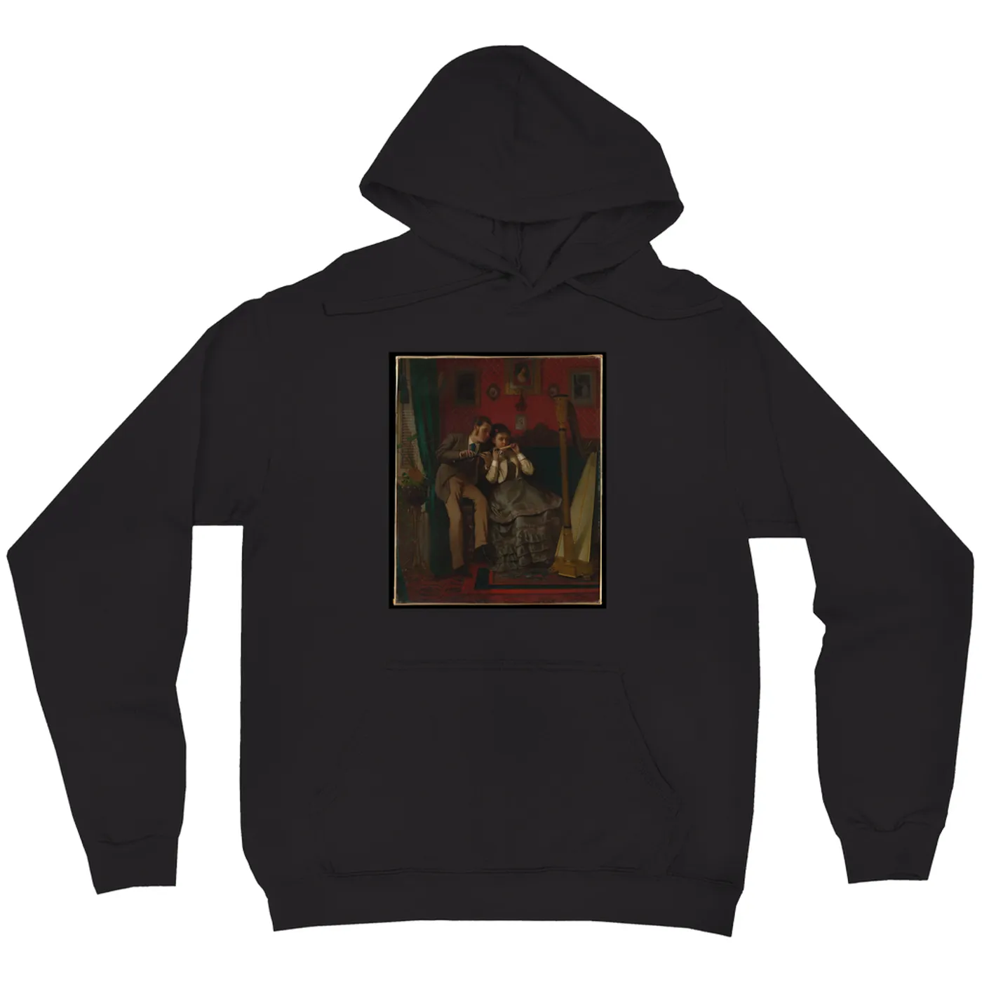 Merchbar Museum Series Hoodie | The Music Lesson Painting Merchbar Museum Series Hoodie