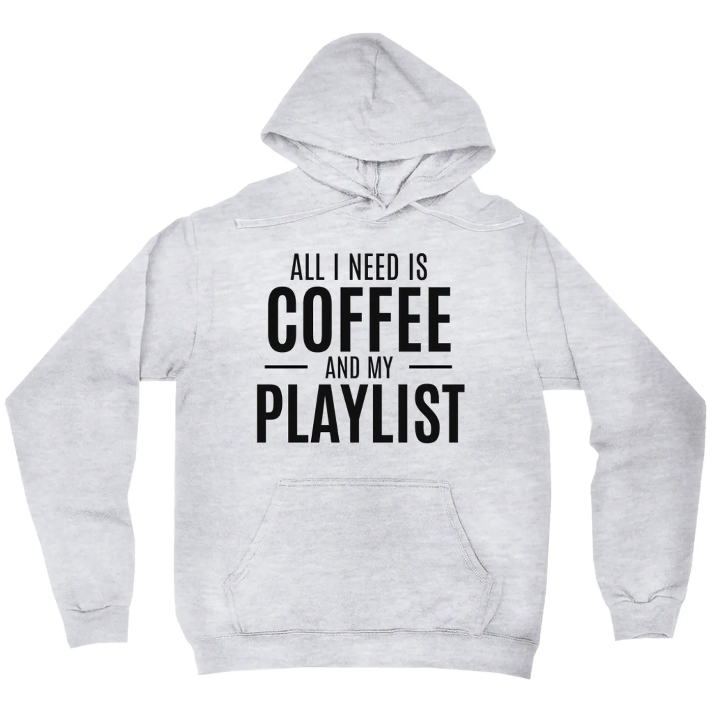 Merchbar Music Life Hoodie | All I Need Is Coffee & Music Merchbar Music Life Hoodie