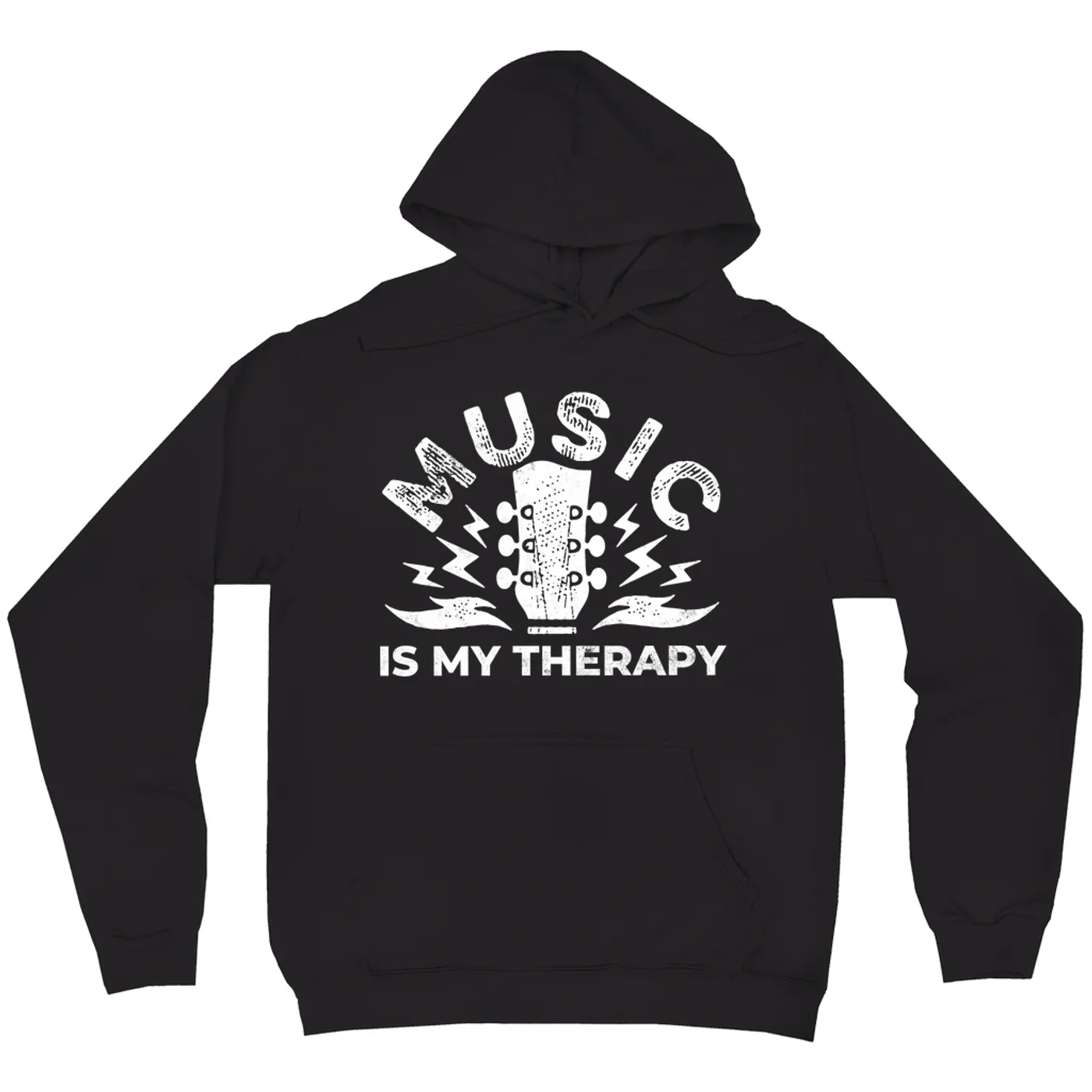 Merchbar Music Life Hoodie | Music Is My Therapy Merchbar Music Life Hoodie