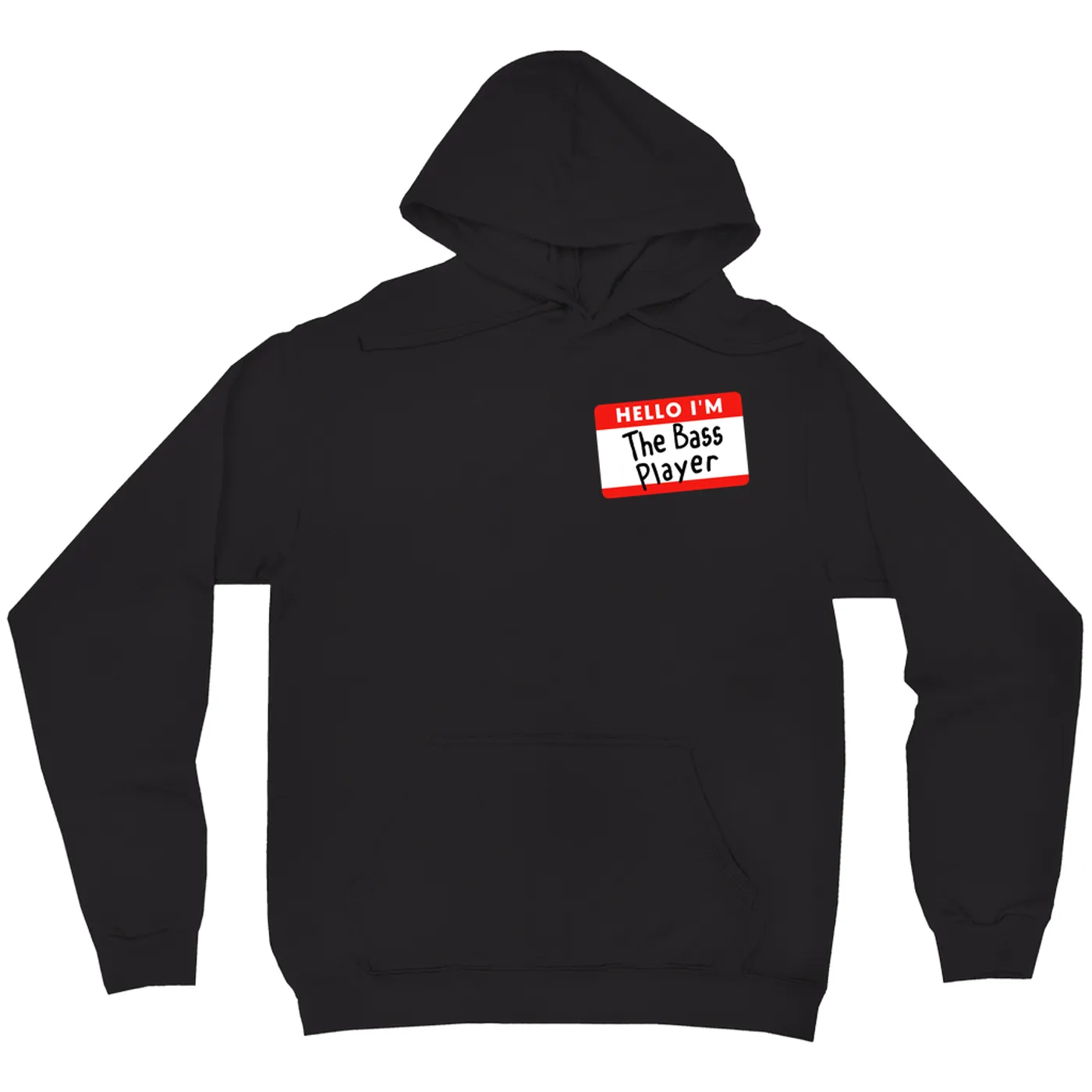 Merchbar Music Life Hoodie | Hello I'm The Bass Player Merchbar Music Life Hoodie