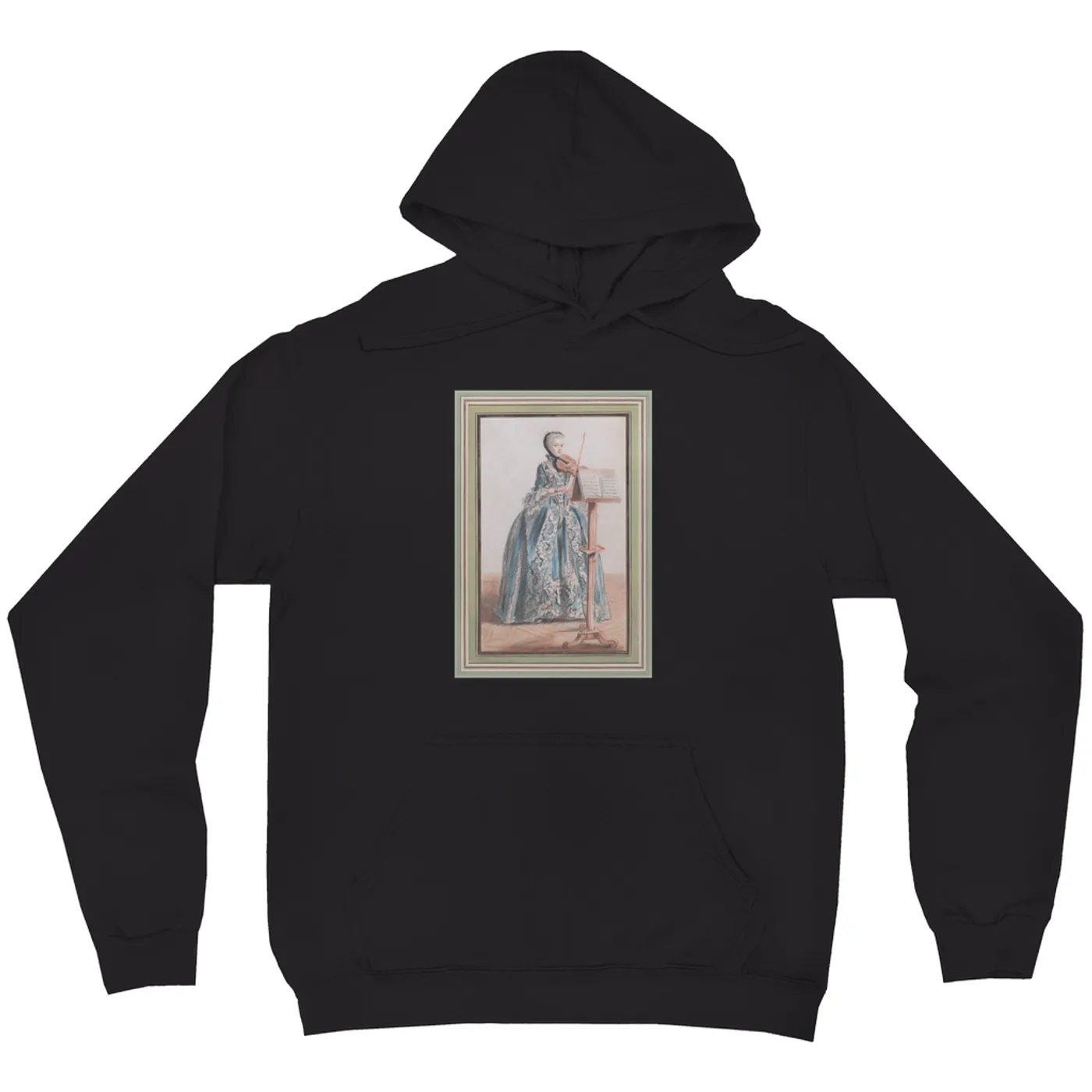 Merchbar Museum Series Hoodie | Woman Playing the Violin Merchbar Museum Series Hoodie