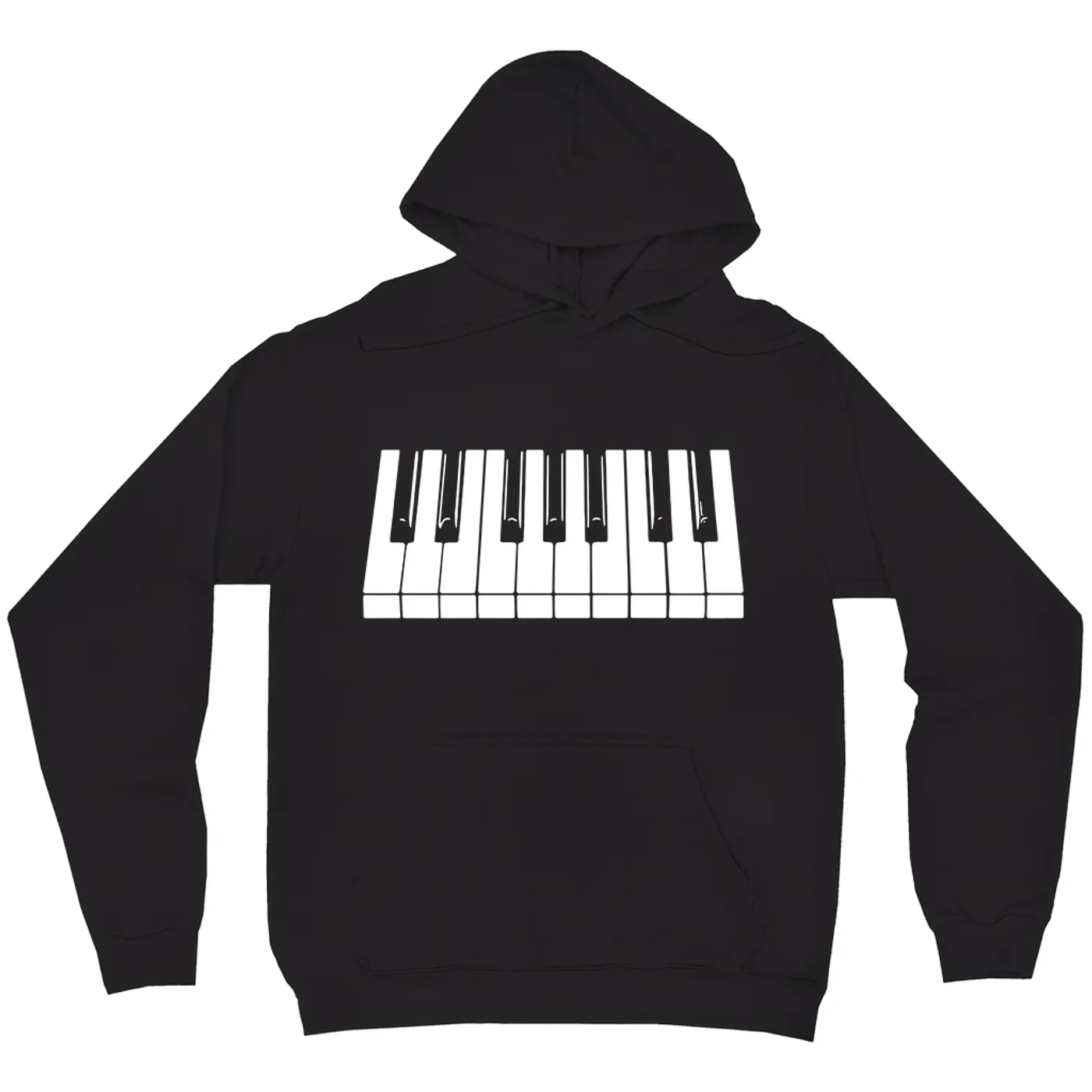 Merchbar Music Life Hoodie | Piano Keys Merchbar Music Life Hoodie