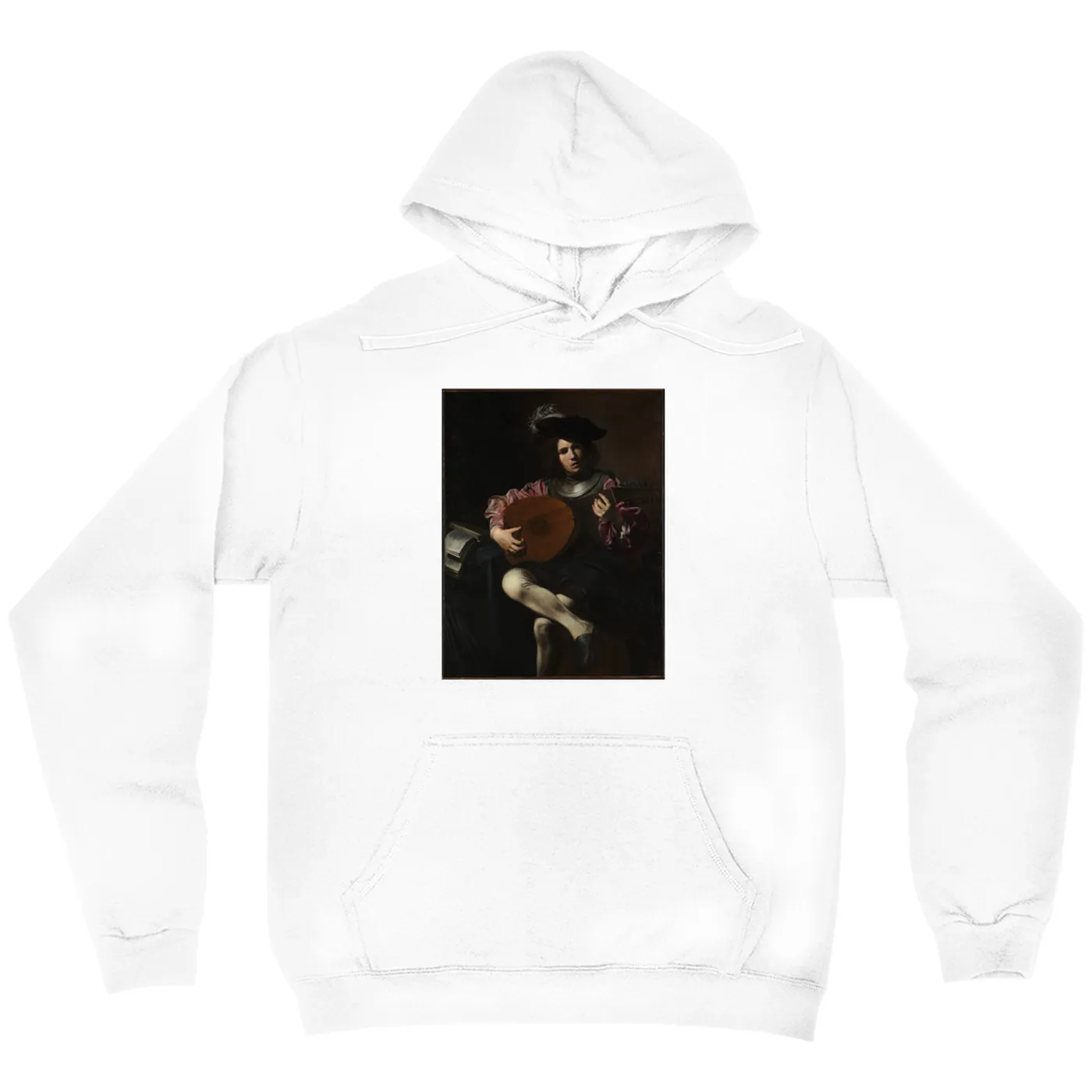 Merchbar Museum Series Hoodie | Lute Player Merchbar Museum Series Hoodie