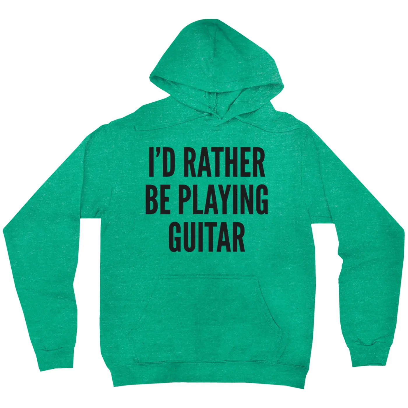 Merchbar Music Life Hoodie | I'd Rather Be Playing Guitar Merchbar Music Life Hoodie