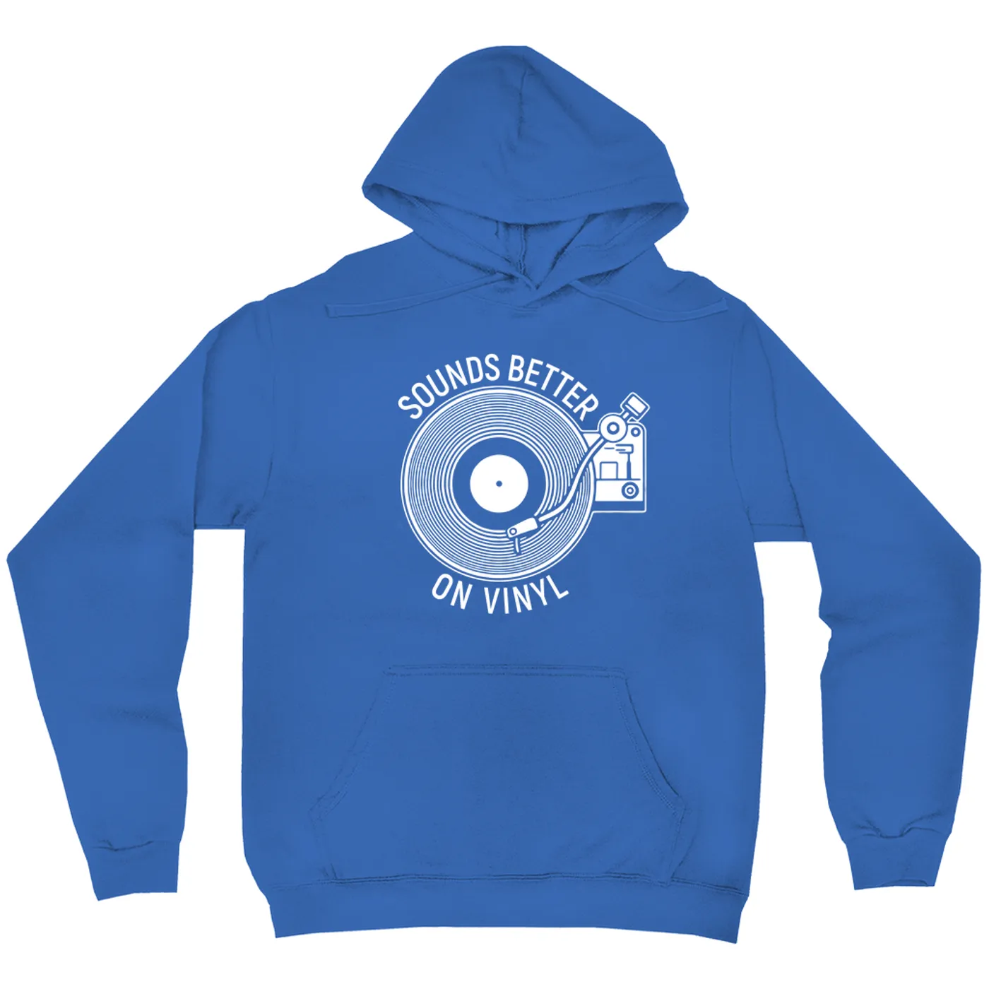 Merchbar Music Life Hoodie | Vinyl Sounds Better Merchbar Music Life Hoodie
