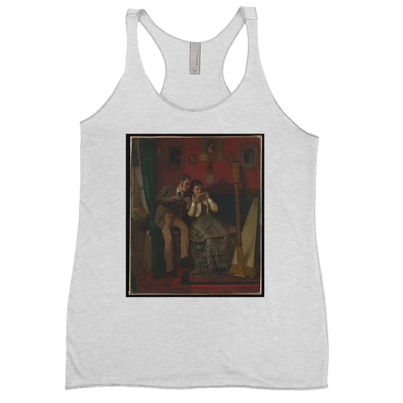 Merchbar Museum Series Ladies' Tank Top | The Music Lesson Painting Merchbar Museum Series Shirt