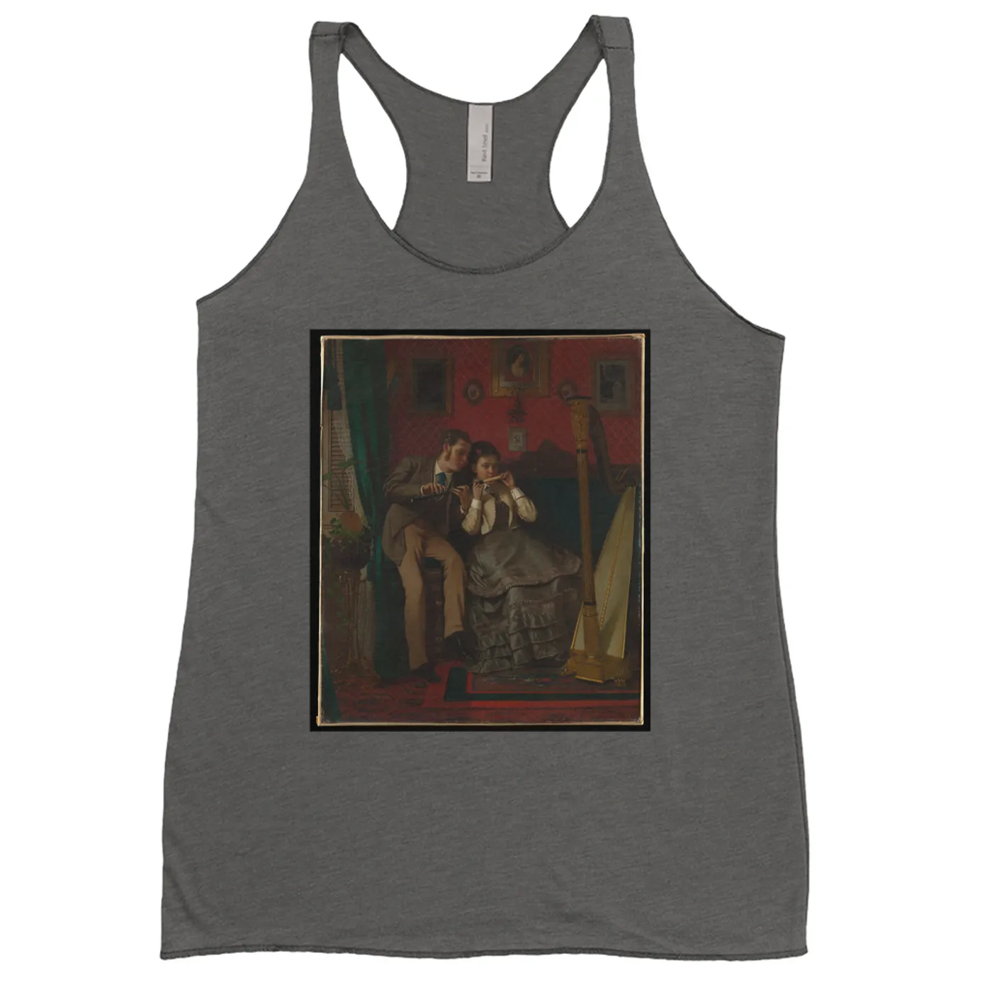Merchbar Museum Series Ladies' Tank Top | The Music Lesson Painting Merchbar Museum Series Shirt