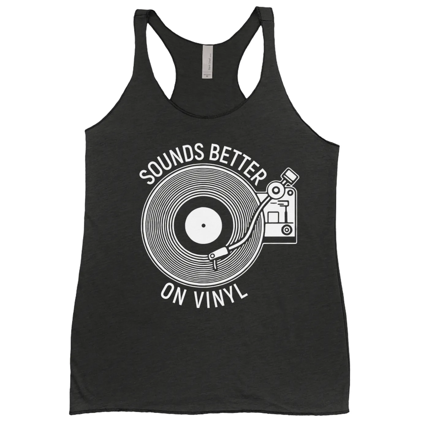 Merchbar Music Life Ladies' Tank Top | Vinyl Sounds Better Merchbar Music Life Shirt