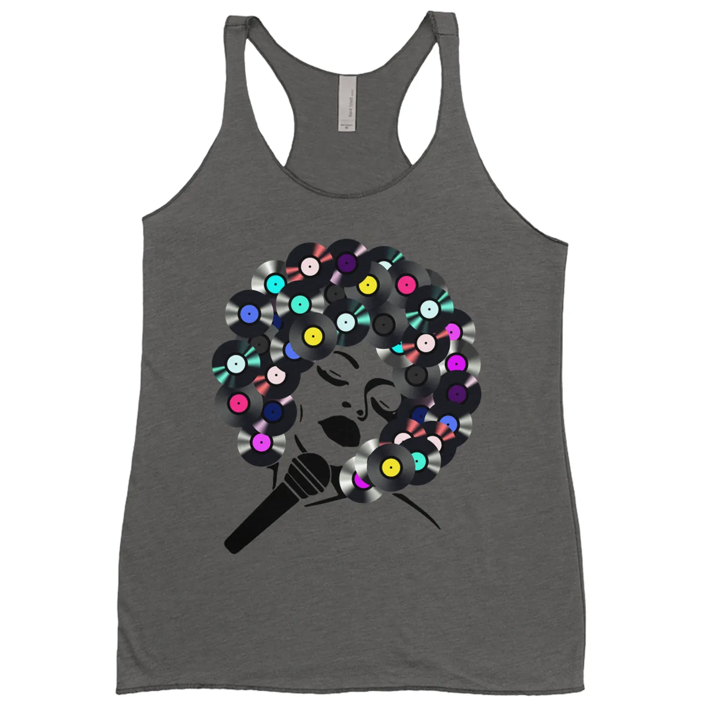 Merchbar Music Life Ladies' Tank Top | The Soul Of Vinyl Merchbar Music Life Shirt