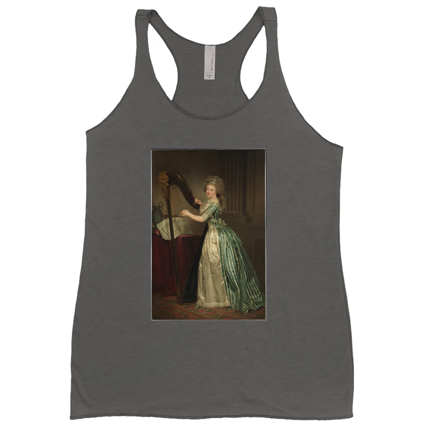 Merchbar Museum Series Ladies' Tank Top | Self-Portrait with a Harp Merchbar Museum Series Shirt