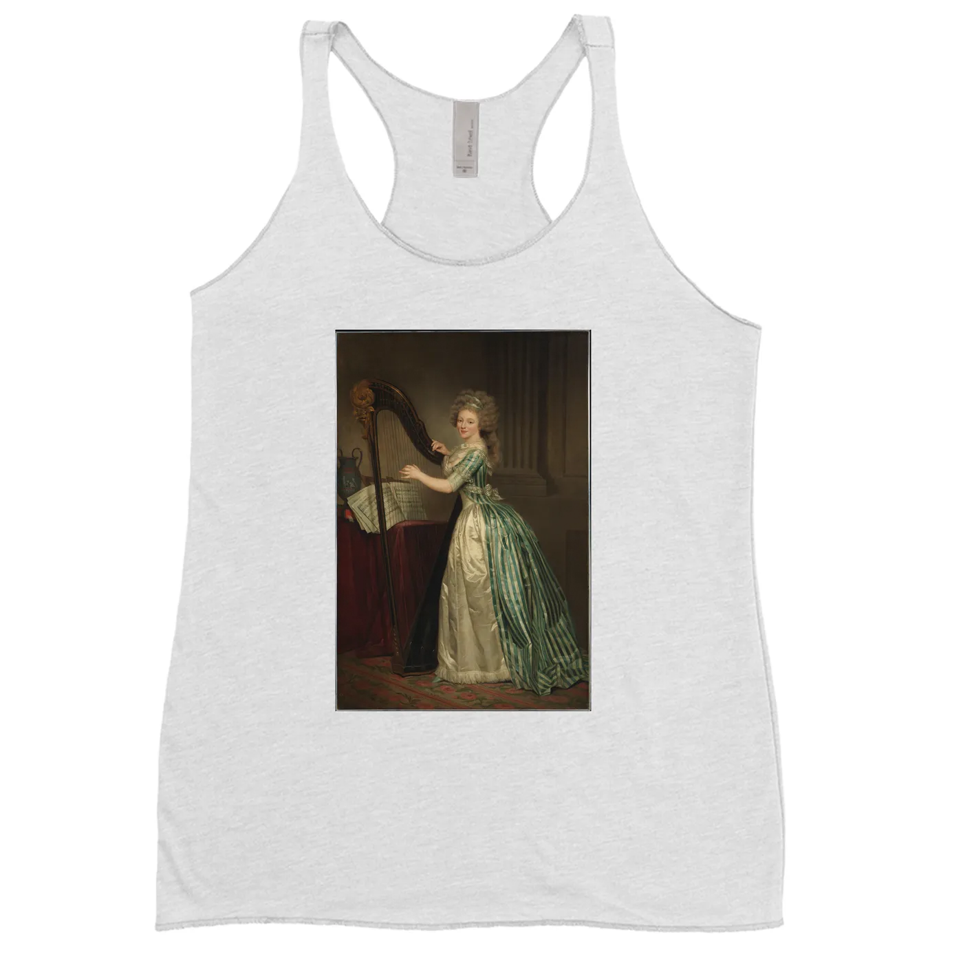 Merchbar Museum Series Ladies' Tank Top | Self-Portrait with a Harp Merchbar Museum Series Shirt