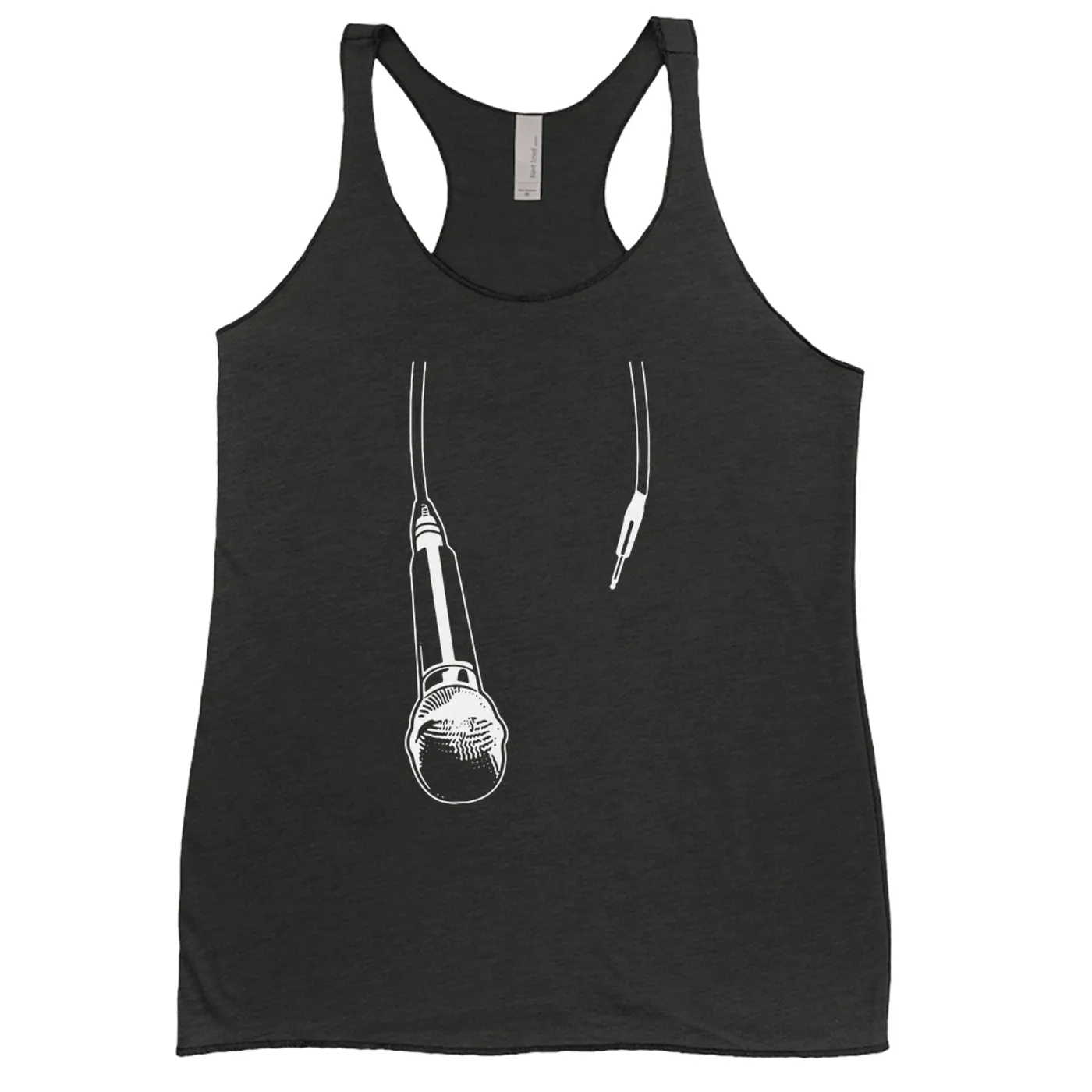 Merchbar Music Life Ladies' Tank Top | Let The Mic Hang Merchbar Music Life Shirt