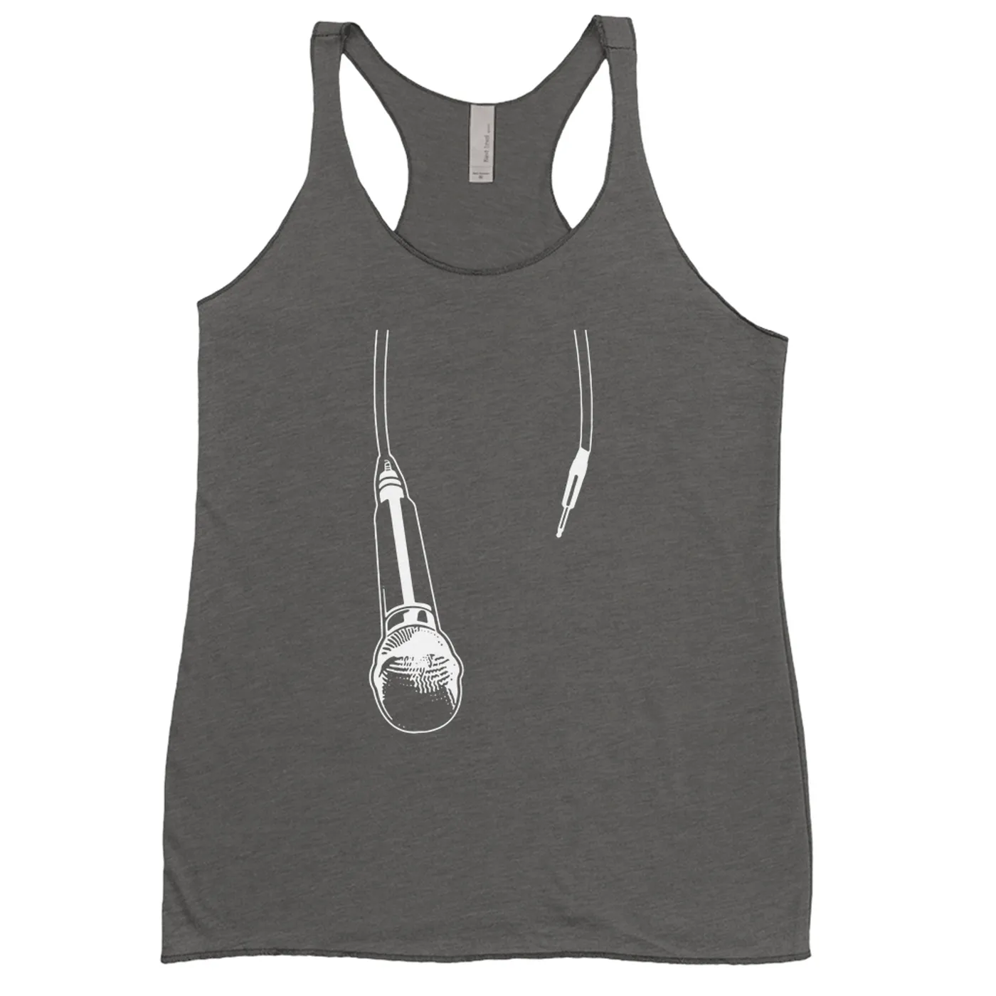 Merchbar Music Life Ladies' Tank Top | Let The Mic Hang Merchbar Music Life Shirt