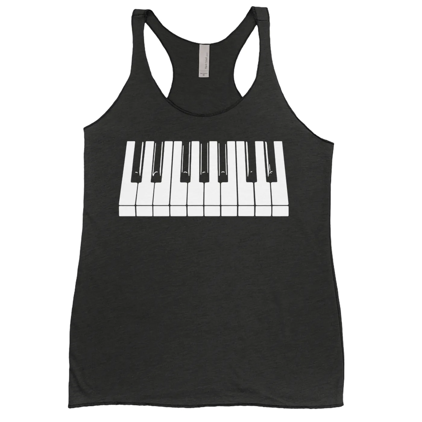 Merchbar Music Life Ladies' Tank Top | Piano Keys Merchbar Music Life Shirt