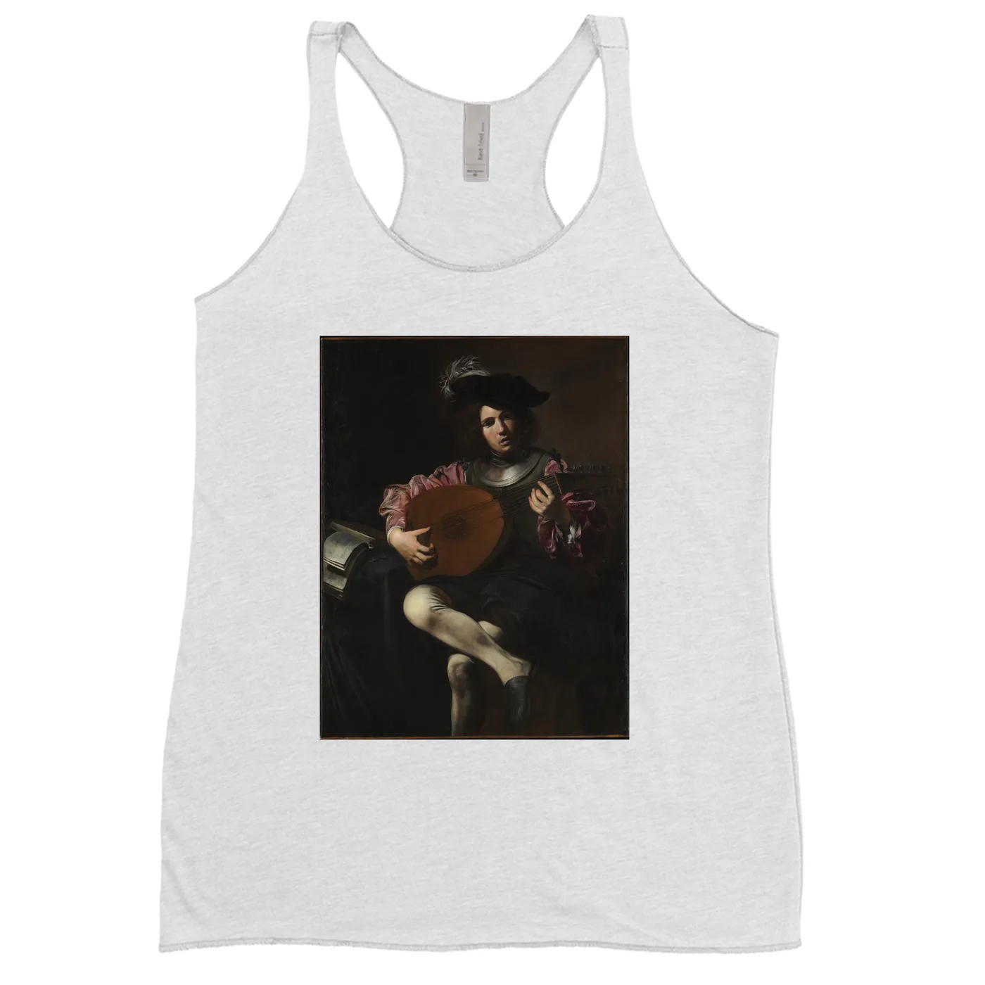 Merchbar Museum Series Ladies' Tank Top | Lute Player Merchbar Museum Series Shirt