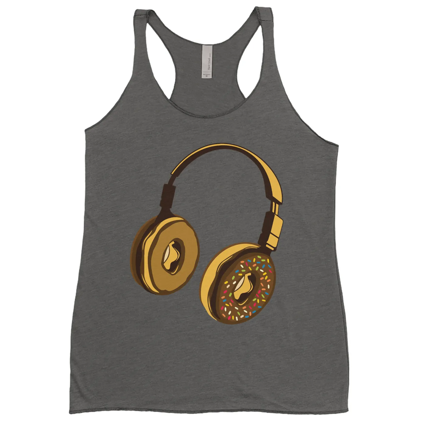 Merchbar Music Life Ladies' Tank Top | Delicious Donut Beats Merchbar Music Life Shirt