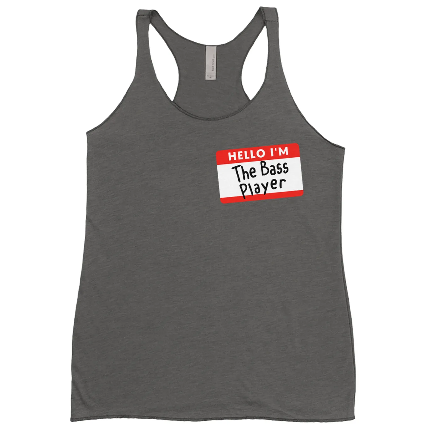 Merchbar Music Life Ladies' Tank Top | Hello I'm The Bass Player Merchbar Music Life Shirt