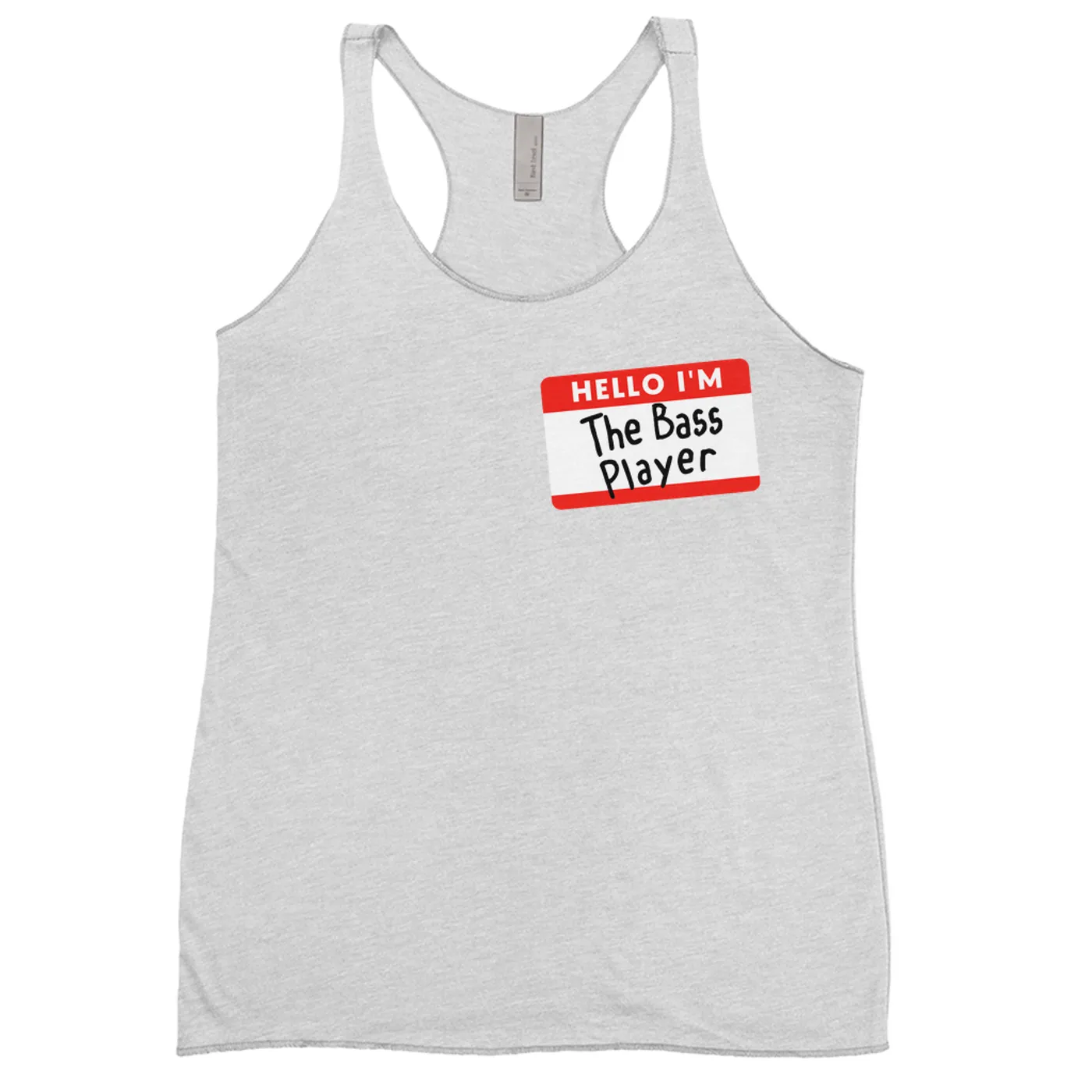 Merchbar Music Life Ladies' Tank Top | Hello I'm The Bass Player Merchbar Music Life Shirt