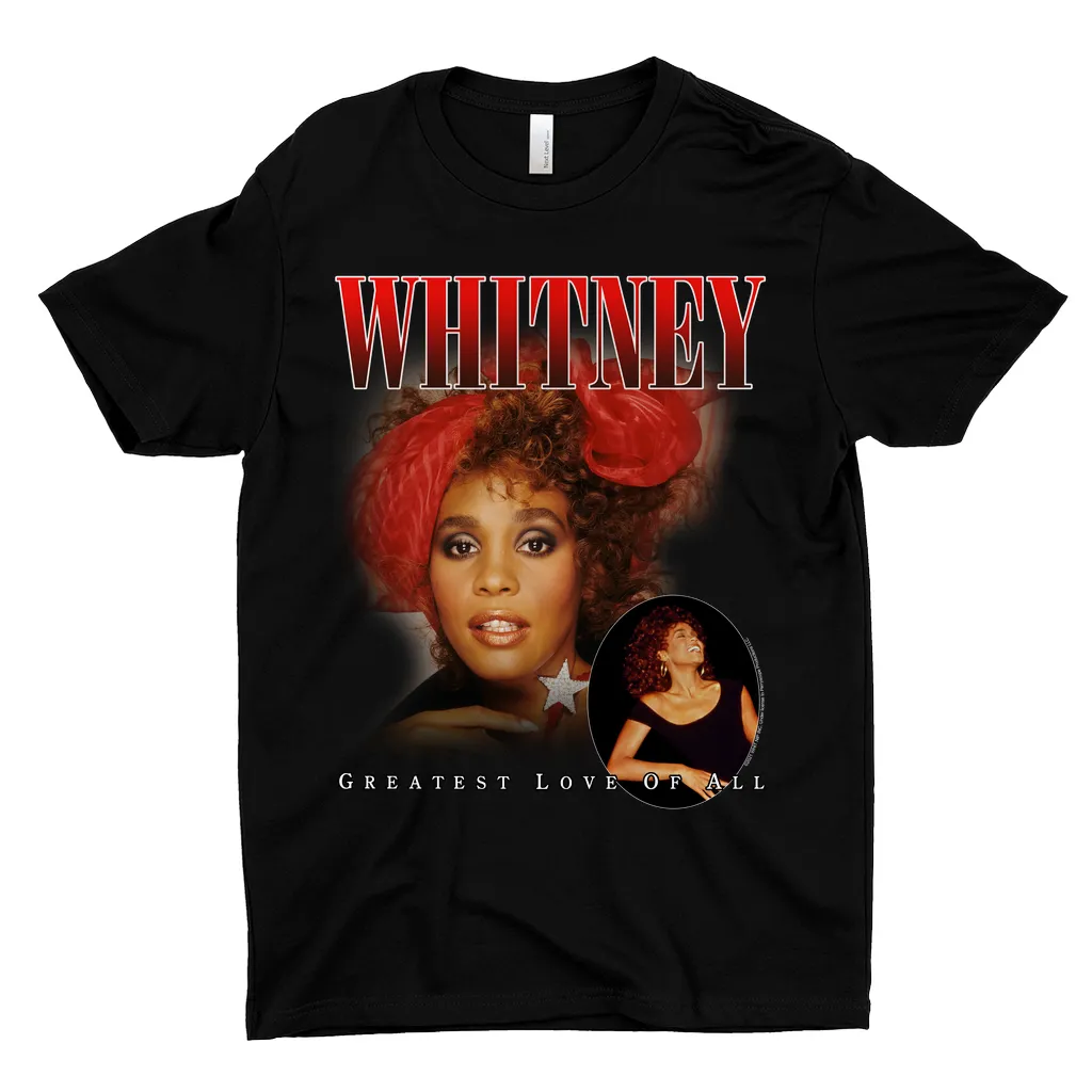 T-Shirt | Greatest Love Of All Red Photo Collage Design Shirt