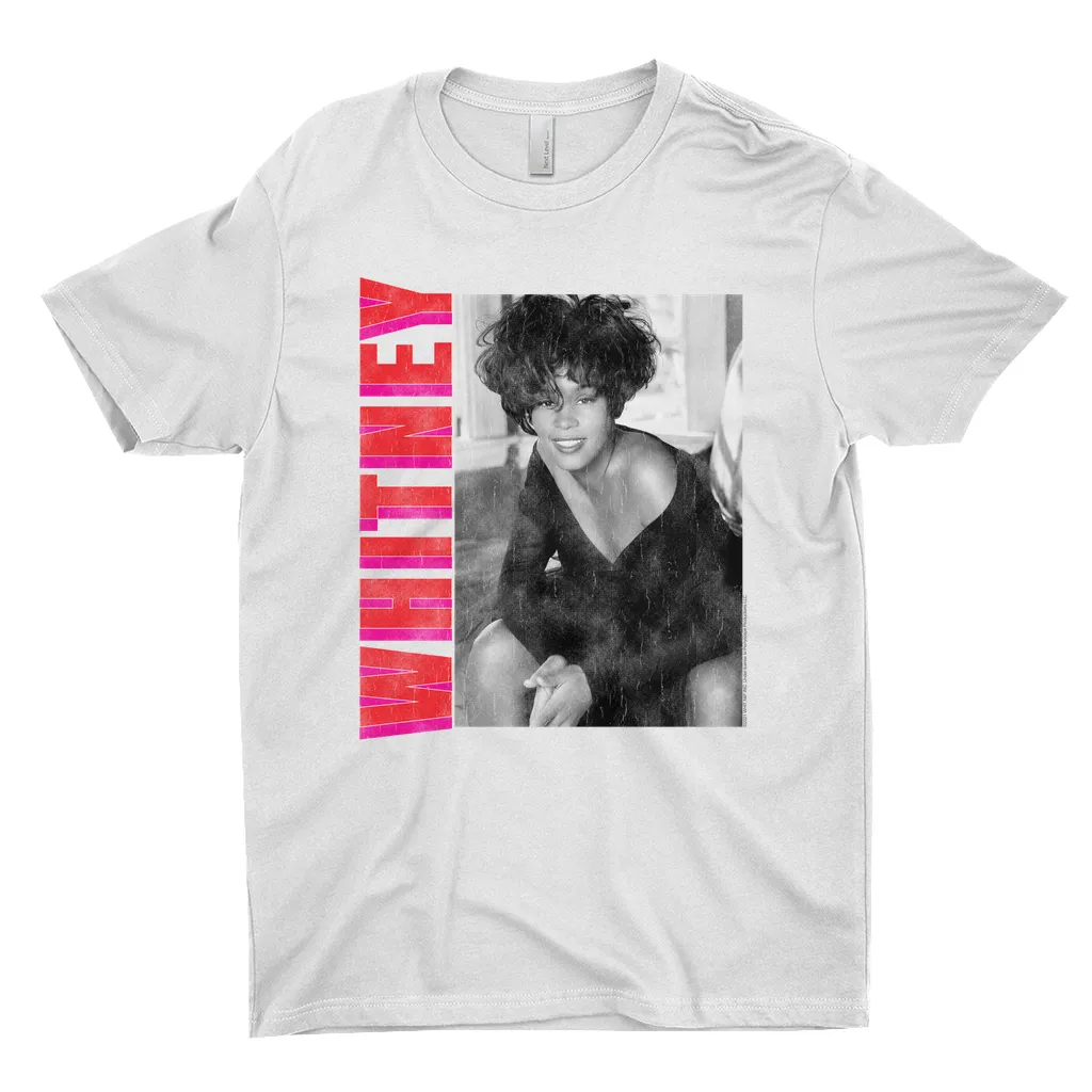 T-Shirt | Whitney Pink And Red Design Distressed Shirt