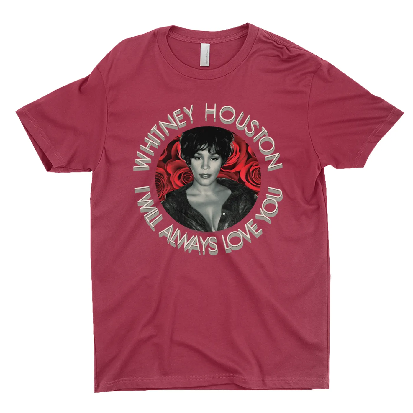 Whitney Houston T-Shirt | I Will Always Love You Roses Design Whitney Houston Shirt