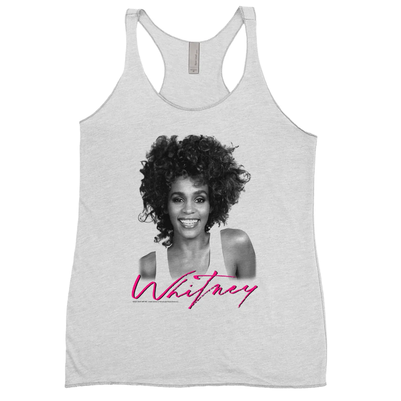 Whitney Houston Ladies' Tank Top | I Wanna Dance With Somebody Album Photo And Logo Whitney Houston Shirt