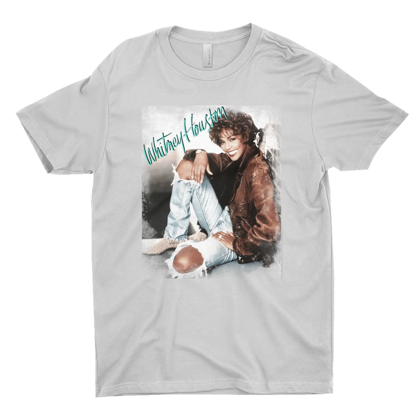 Whitney Houston T-Shirt | All The Man That I Need Single Photo Distressed Whitney Houston Shirt