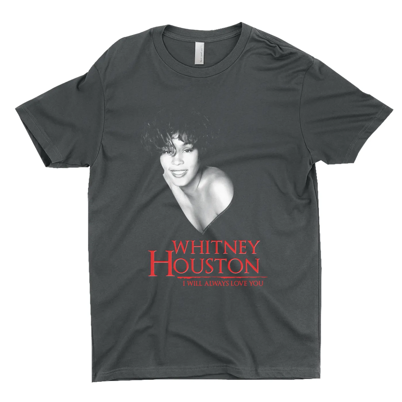 Whitney Houston T-Shirt | I Will Always Love You Logo And Photo Whitney Houston Shirt