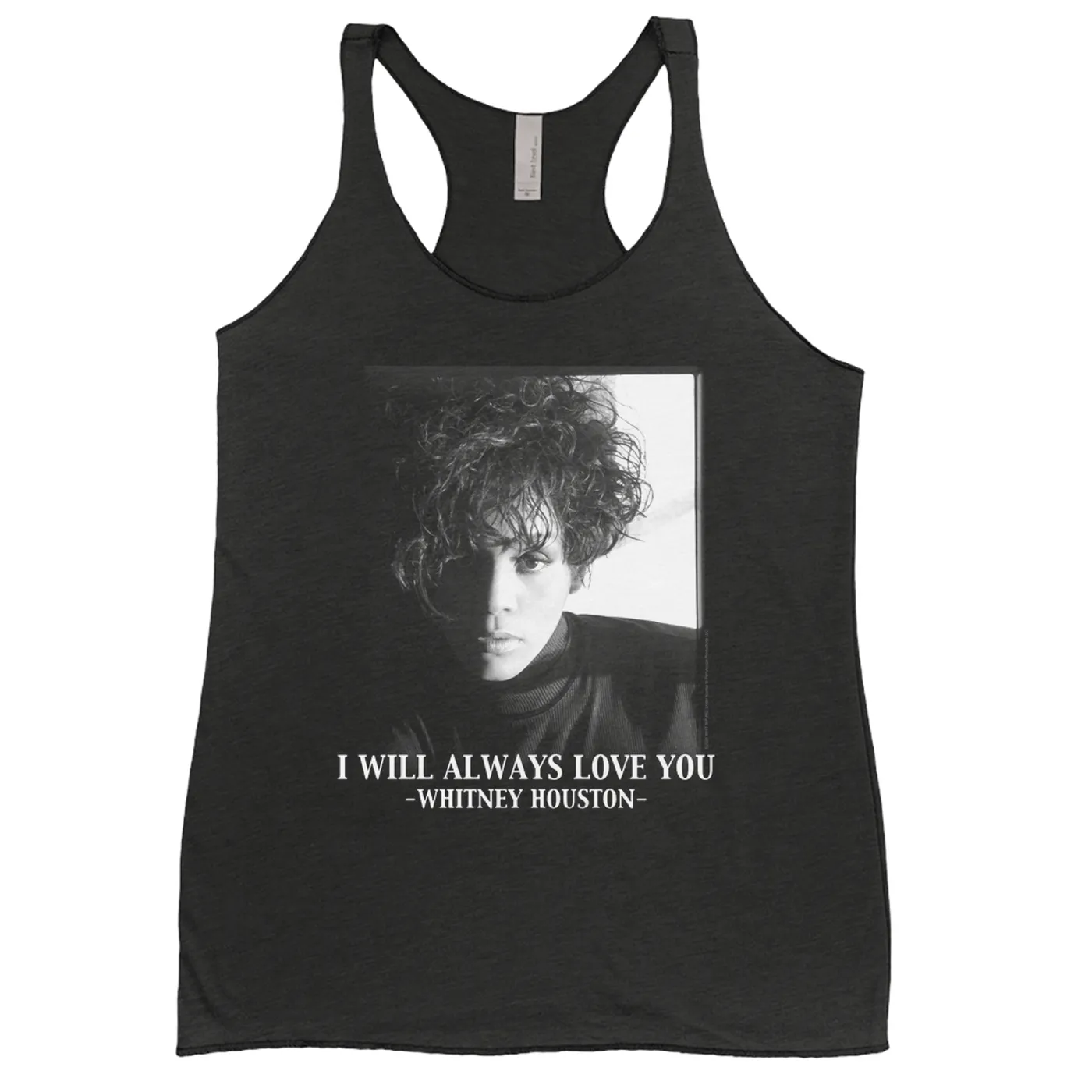 Whitney Houston Ladies' Tank Top | I Will Always Love You Album Photo Image Whitney Houston Shirt