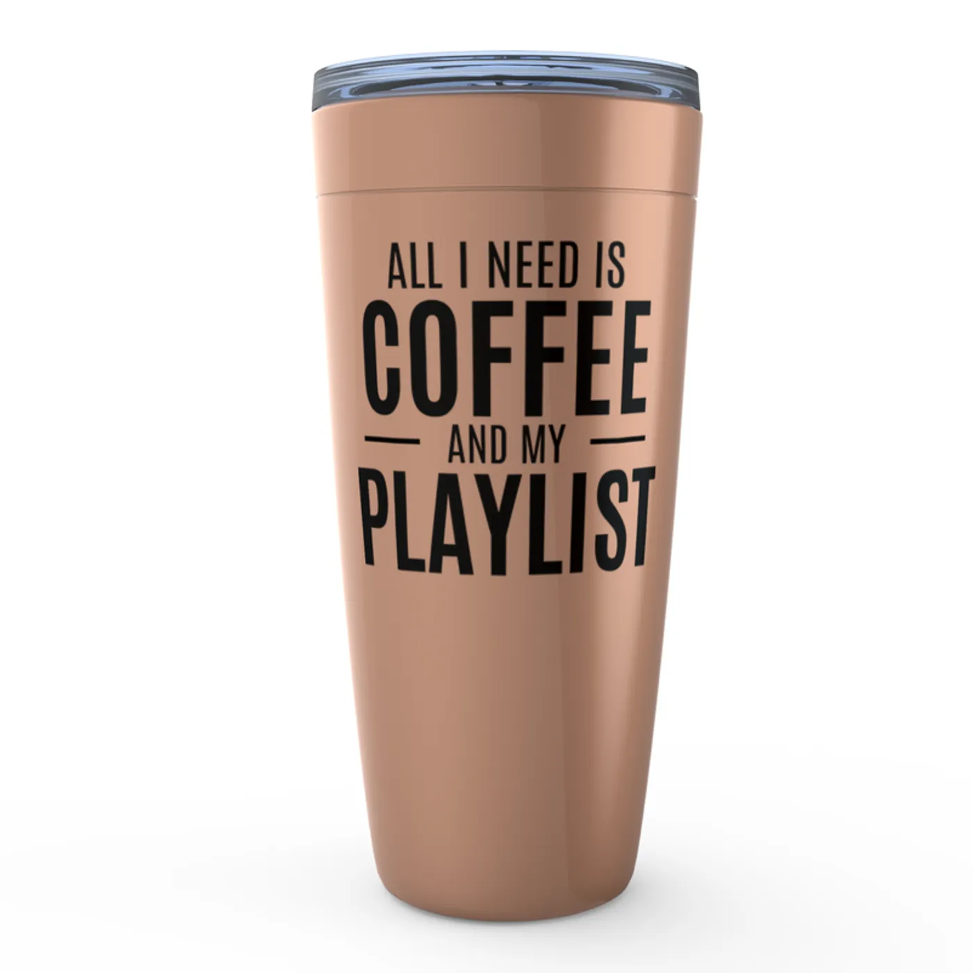 Merchbar Music Life Viking Tumbler | All I Need Is Coffee & Music Merchbar Music Life Tumbler