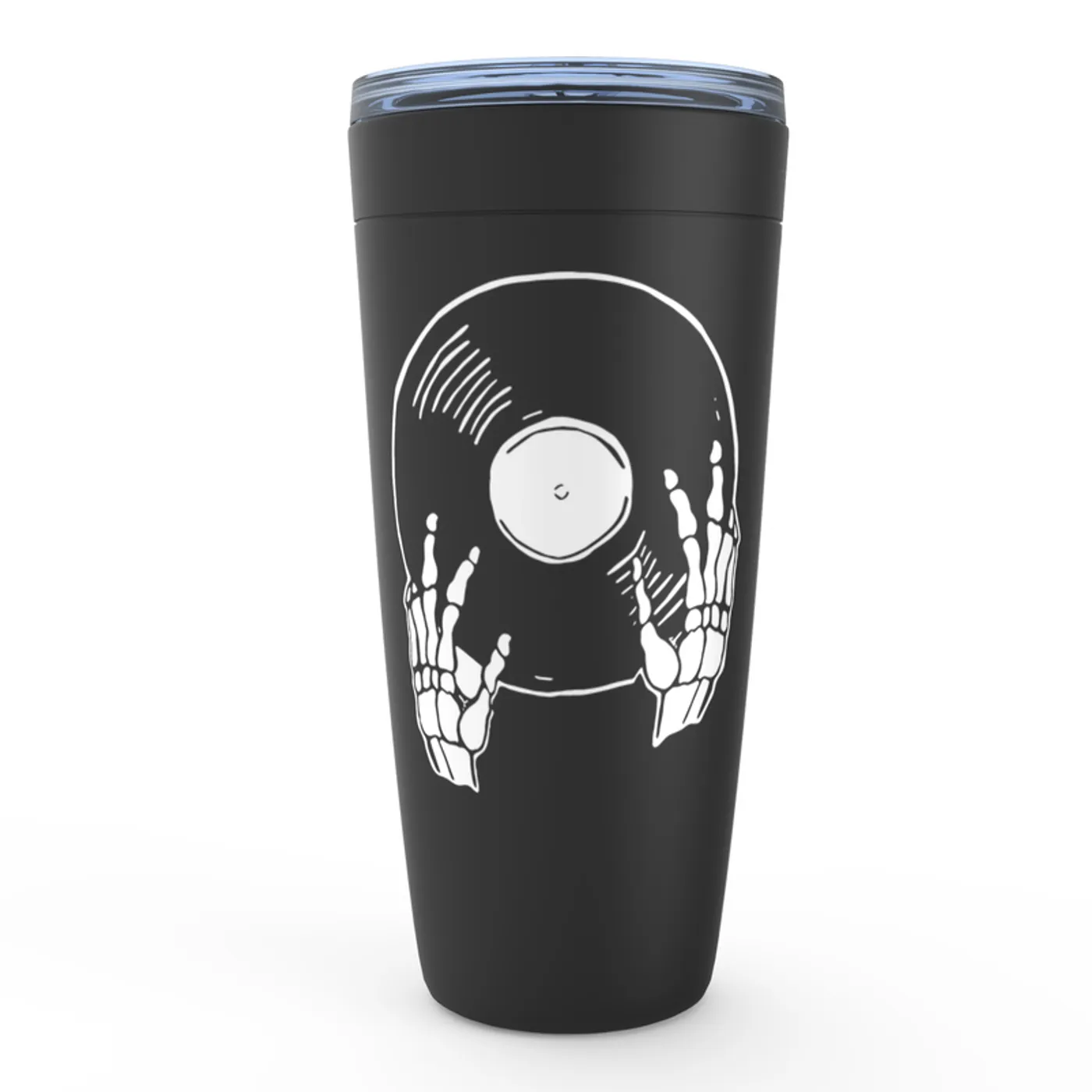 Merchbar Music Life Viking Tumbler | Skeletons Spin Vinyl Too Merchbar Music Life Tumbler
