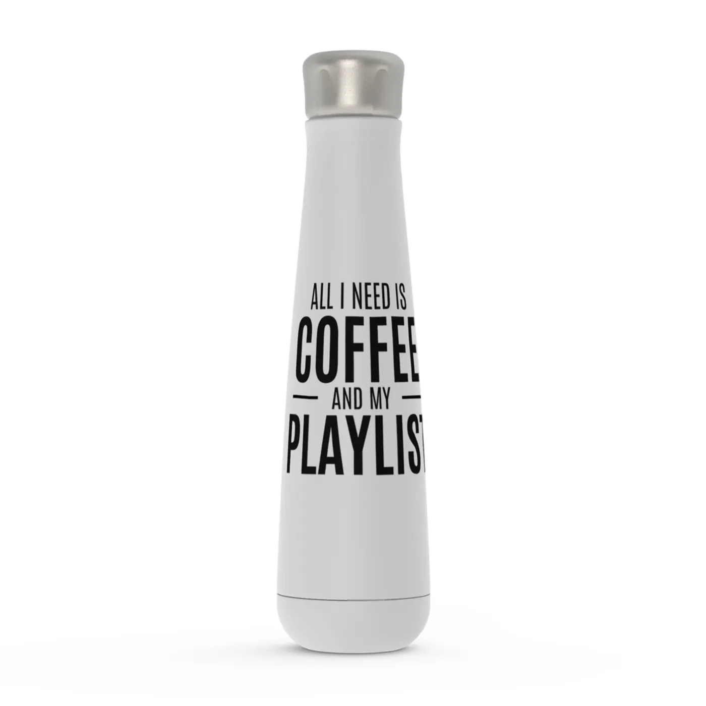 Merchbar Music Life Water Bottle | All I Need Is Coffee & Music Merchbar Music Life Water Bottle