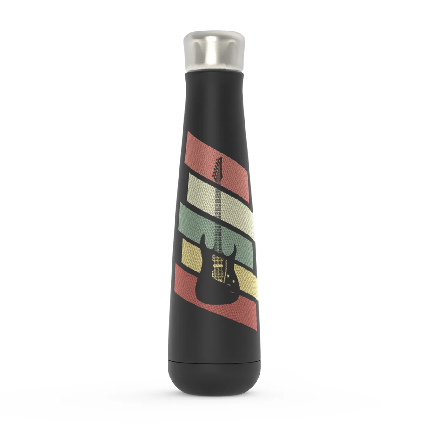 Merchbar Music Life Water Bottle | Guitar Geometry Merchbar Music Life Water Bottle