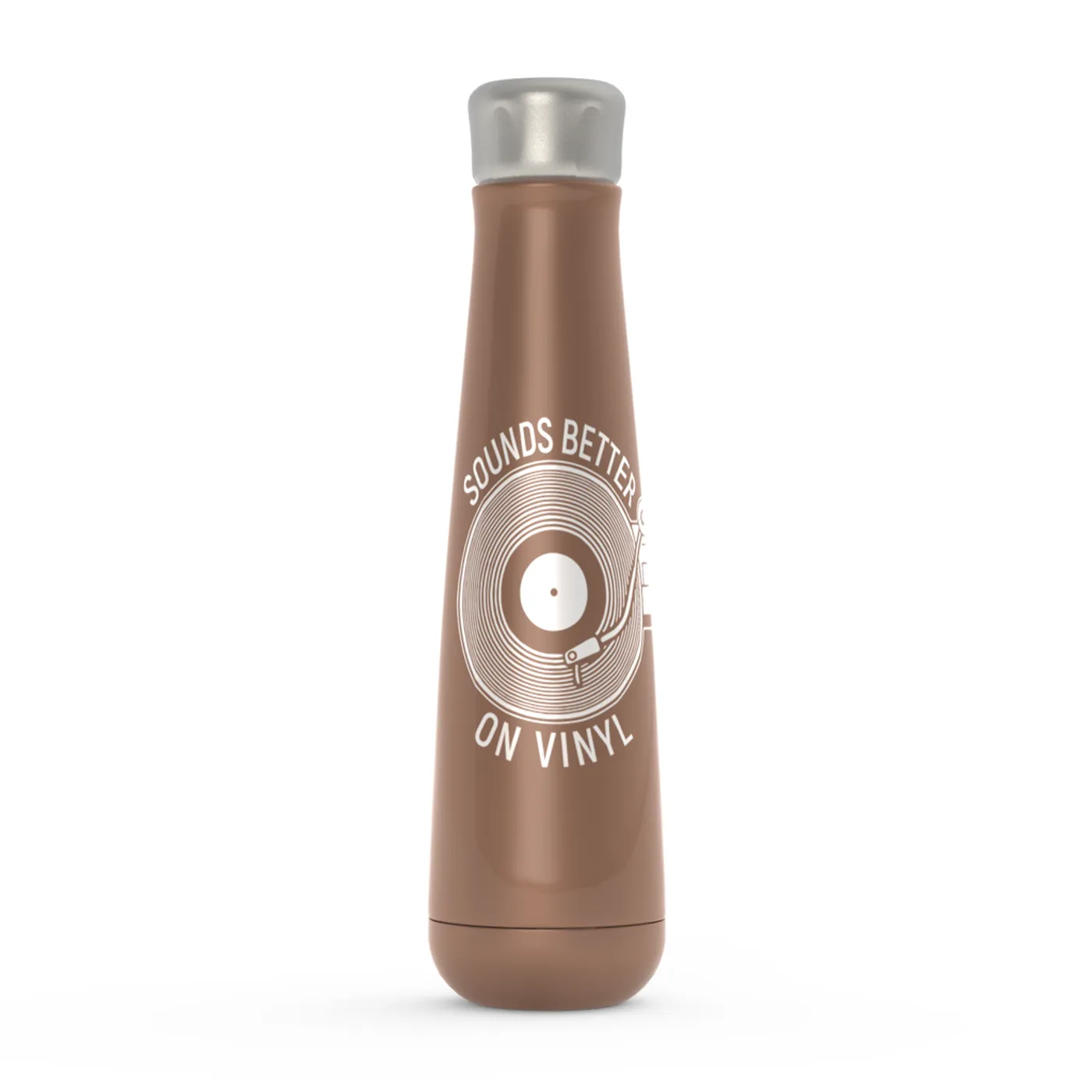 Merchbar Music Life Water Bottle | Vinyl Sounds Better Merchbar Music Life Water Bottle