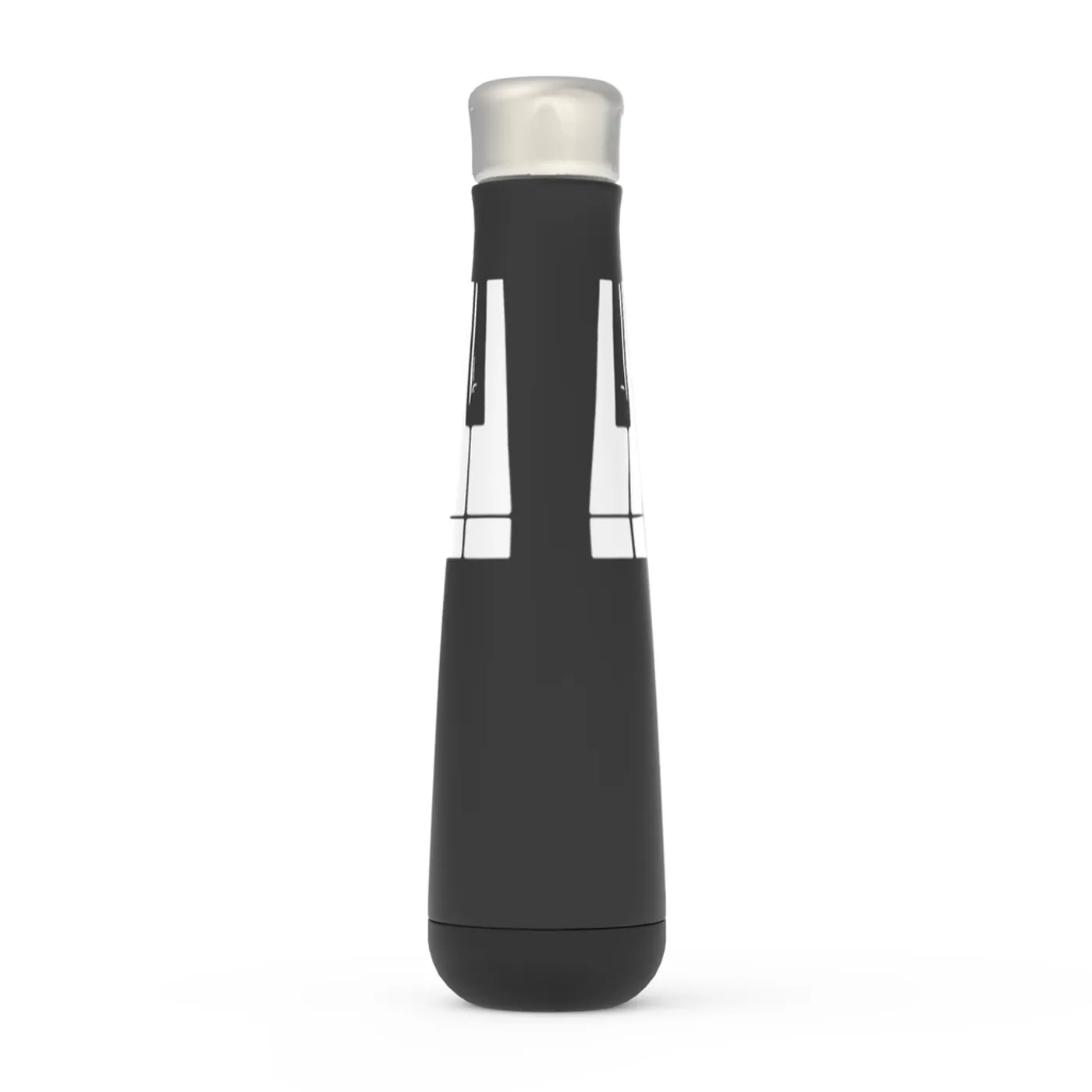Merchbar Music Life Water Bottle | Piano Keys Merchbar Music Life Water Bottle