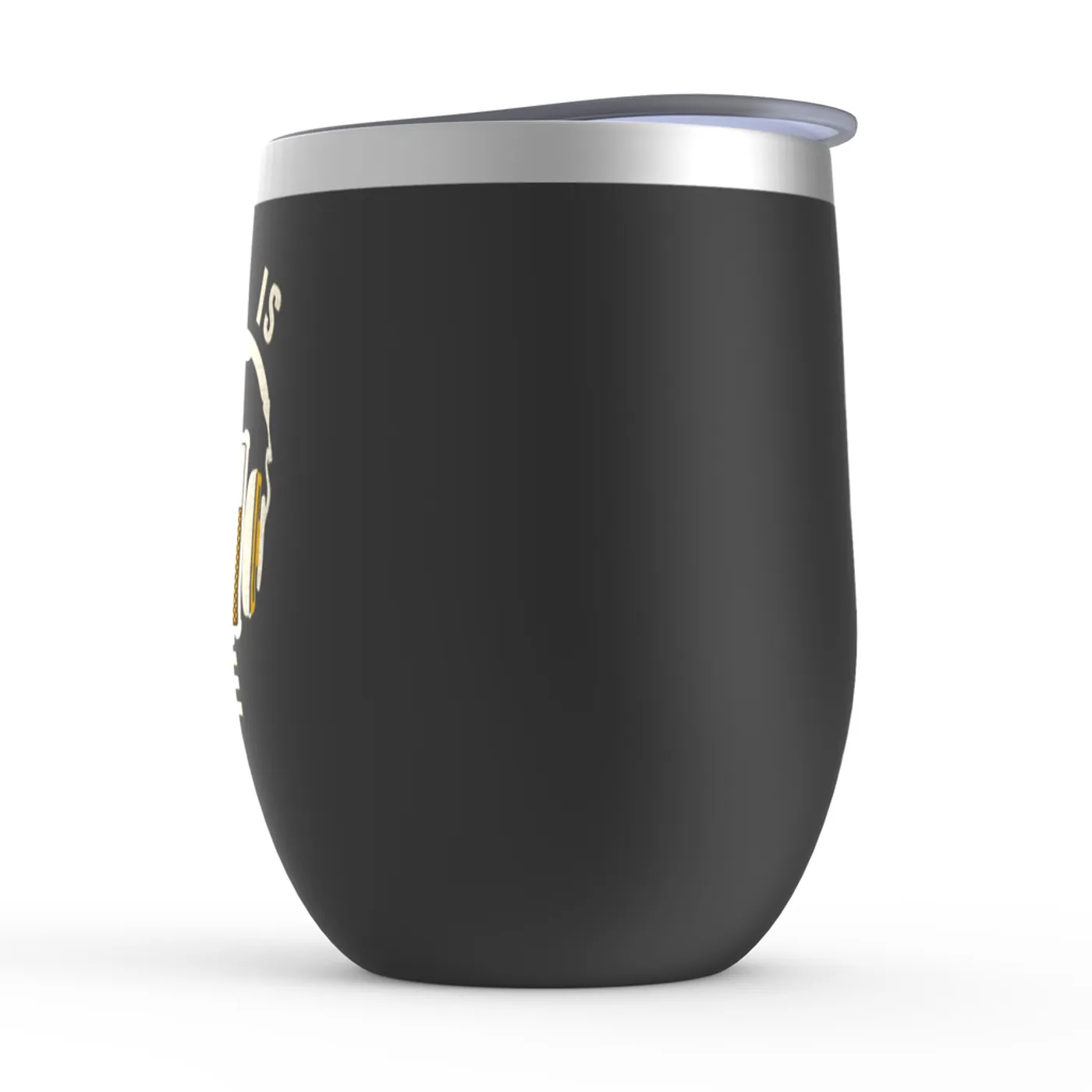 Merchbar Music Life Wine Tumbler | Music Amps Life Merchbar Music Life Stemless Wine Tumbler