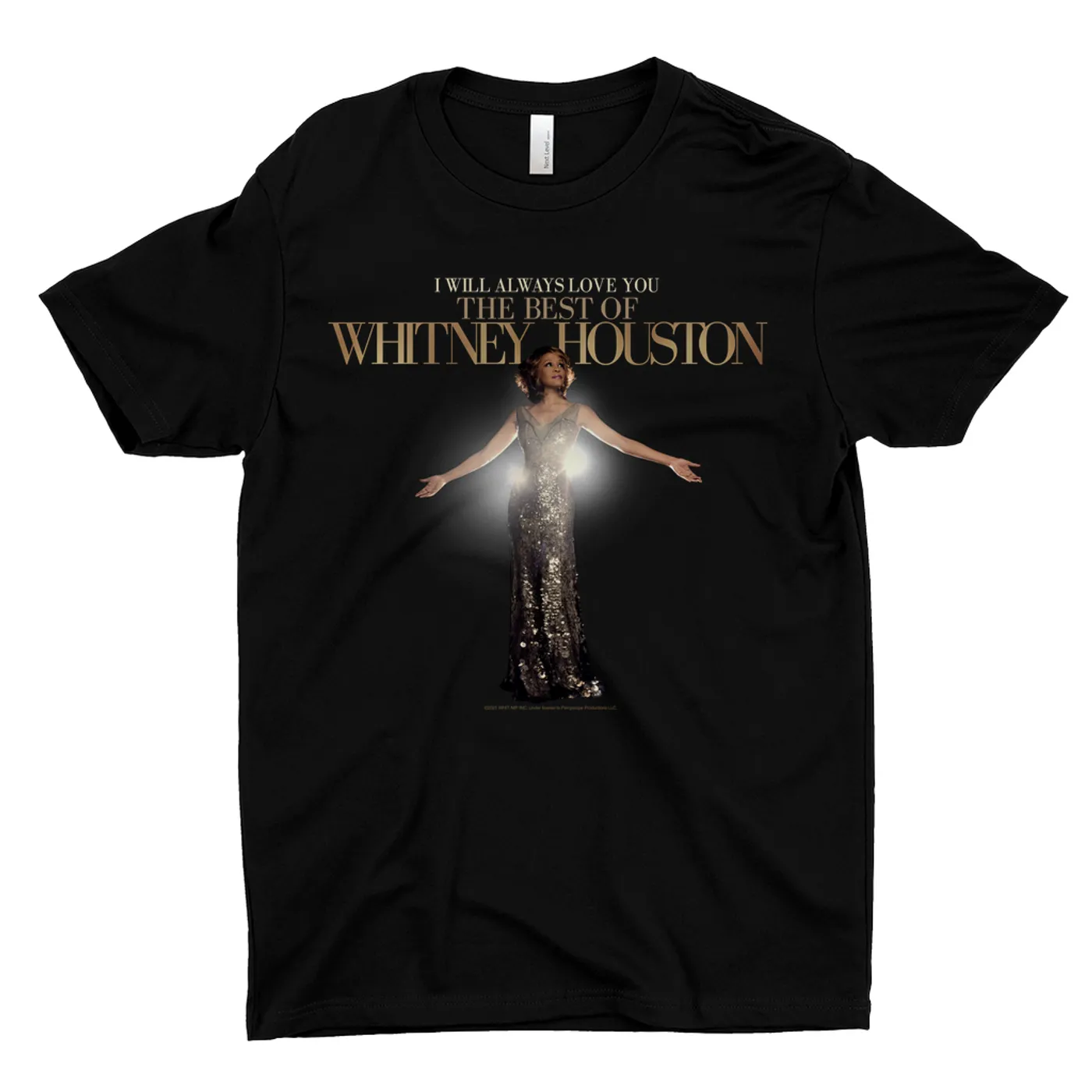 Whitney Houston T-Shirt | I Will Always Love You Single Album Cover Whitney Houston Shirt