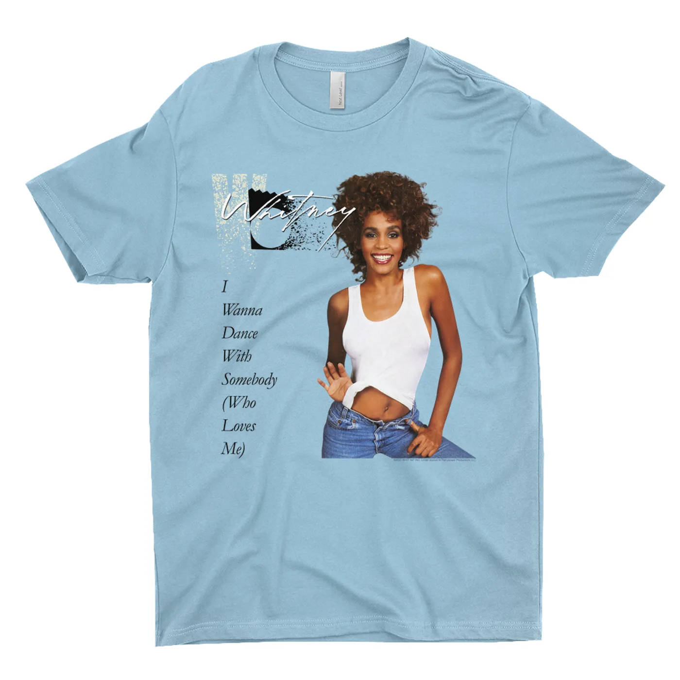 Whitney Houston T-Shirt | I Wanna Dance With Somebody Album Cover Whitney Houston Shirt