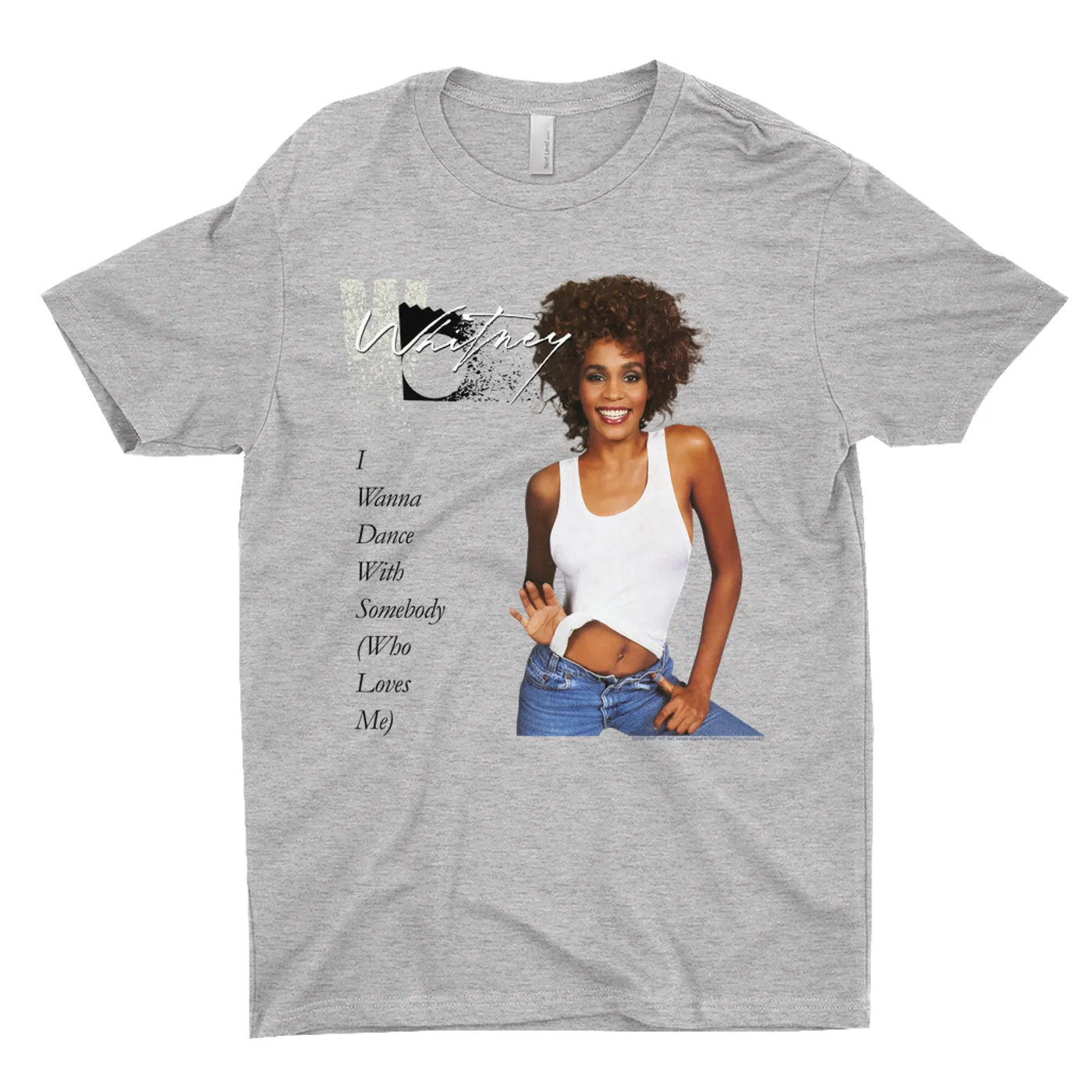 Whitney Houston T-Shirt | I Wanna Dance With Somebody Album Cover Whitney Houston Shirt